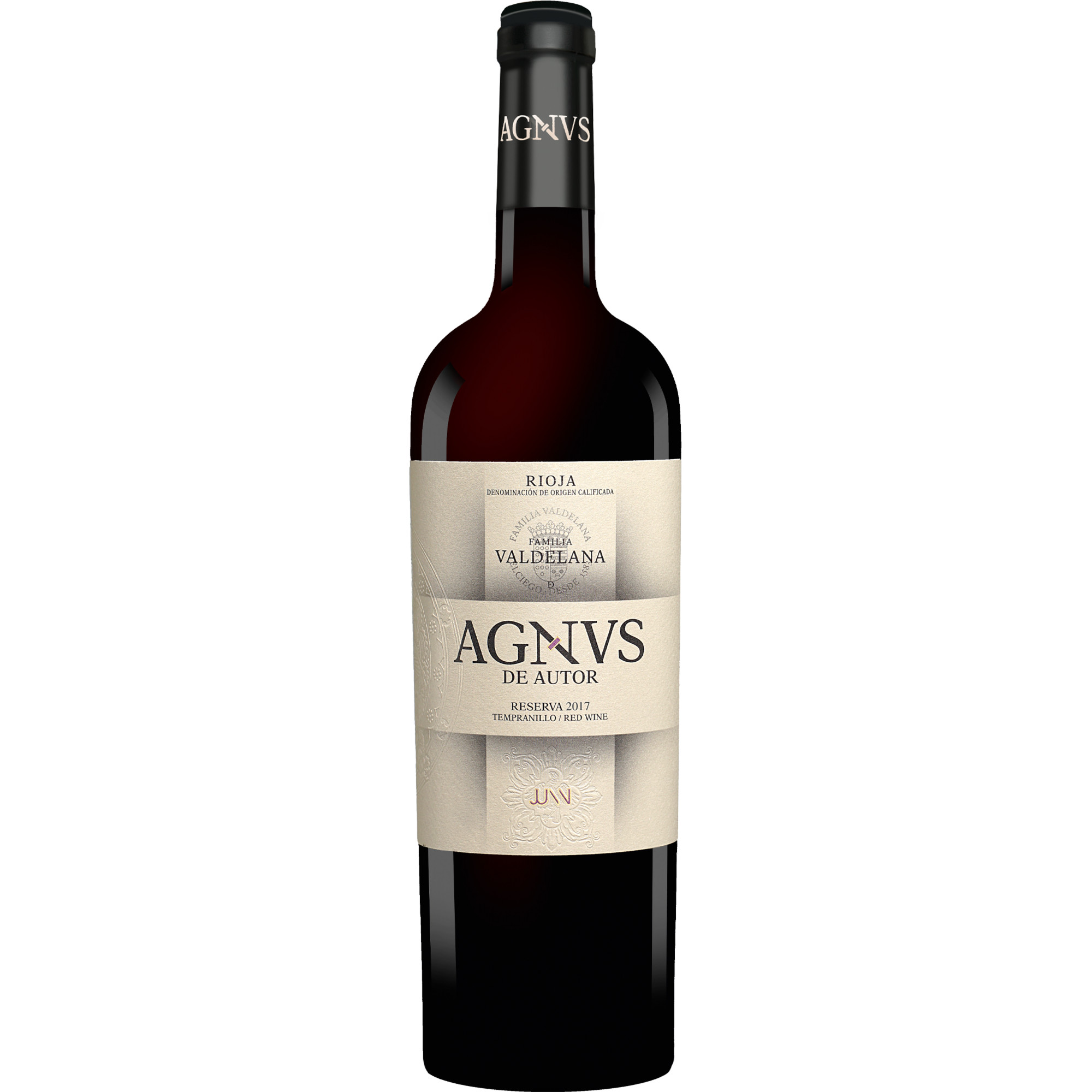 Valdelana Agnus Reserva 2017  0.75L 14.5% Vol. Rotwein Trocken aus Spanien Rotwein 34850 vinos DE