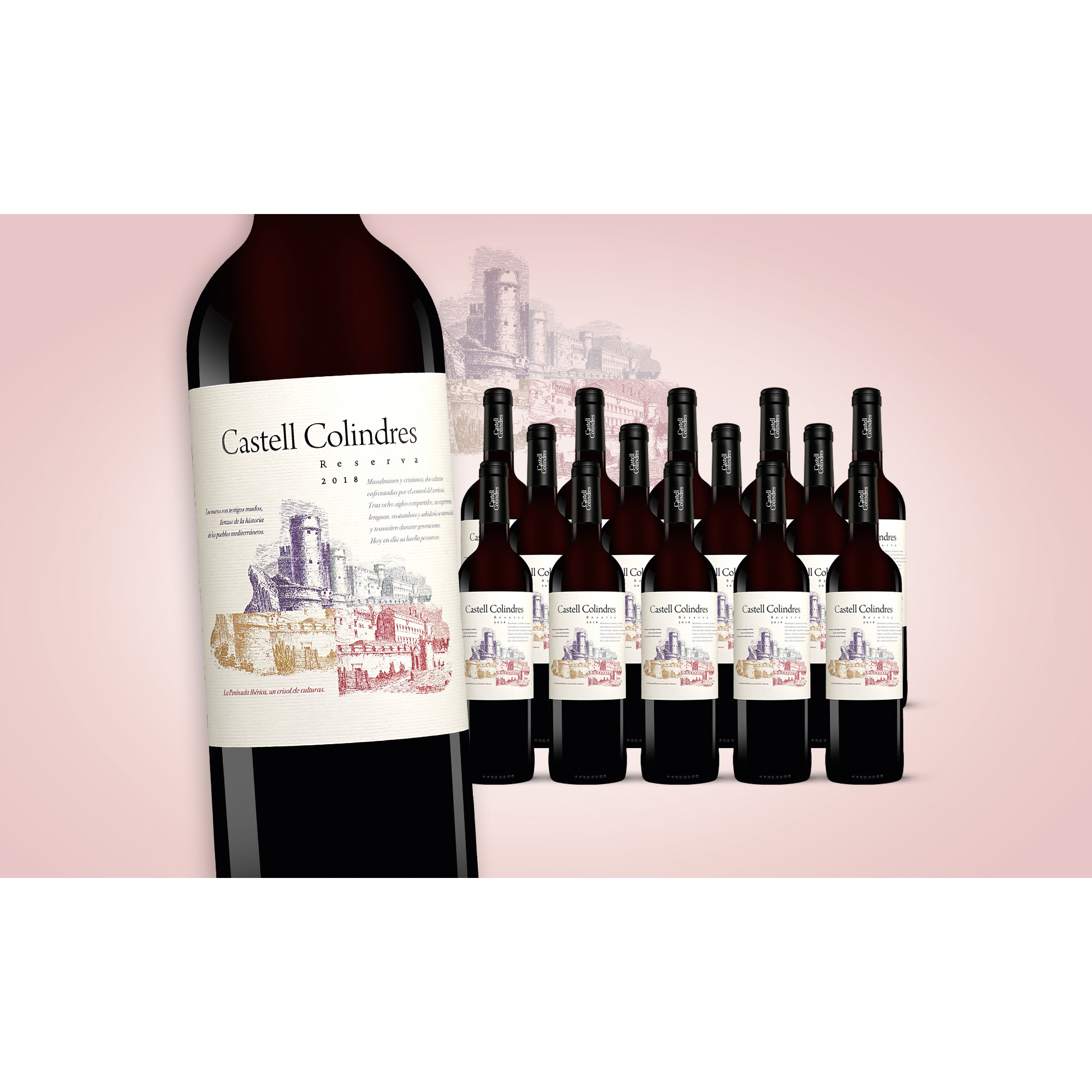 Castell Colindres Reserva 2018  11.25L Weinpaket aus Spanien 34927 vinos DE