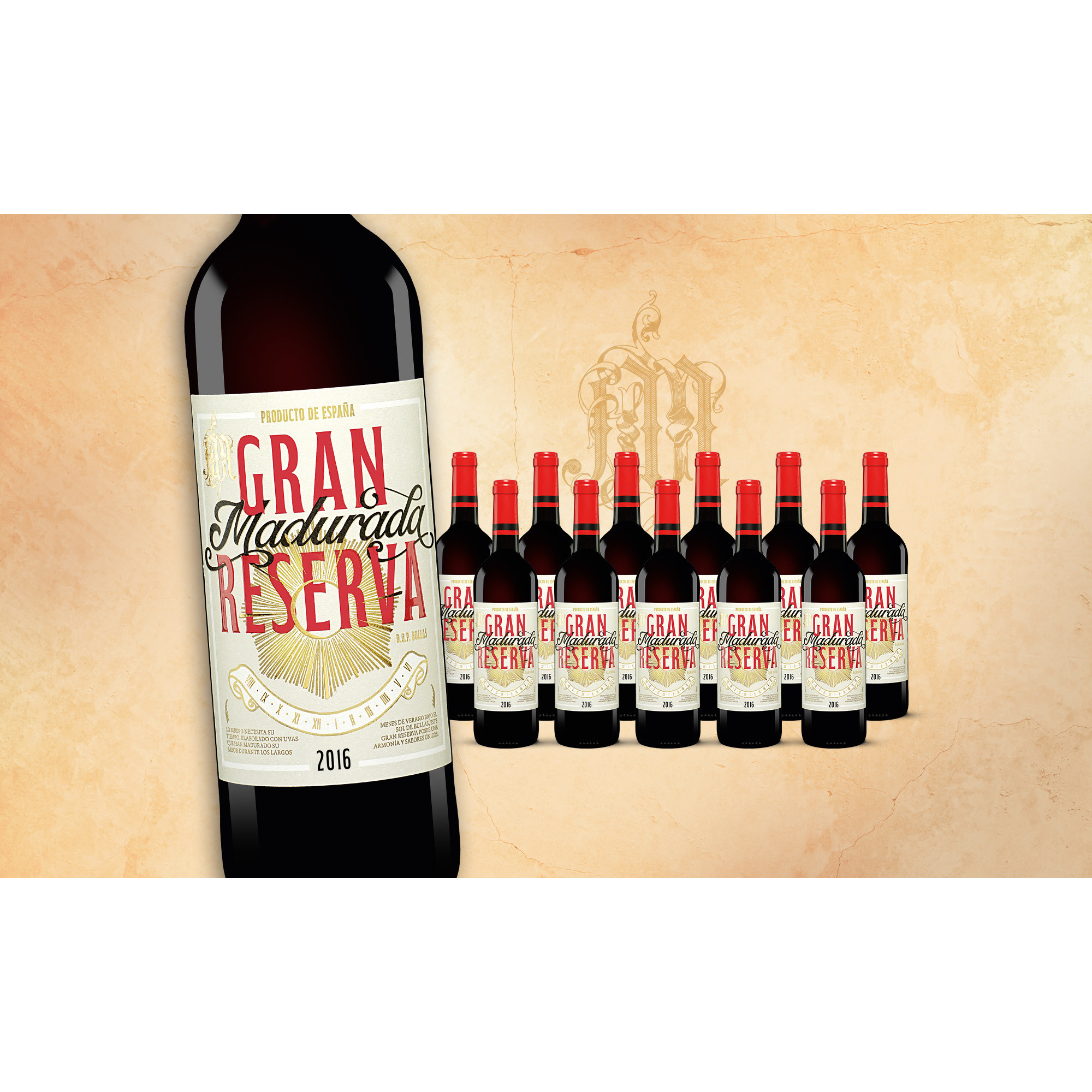 Madurada Gran Reserva 2016  9L Trocken Weinpaket aus Spanien 34934 vinos DE