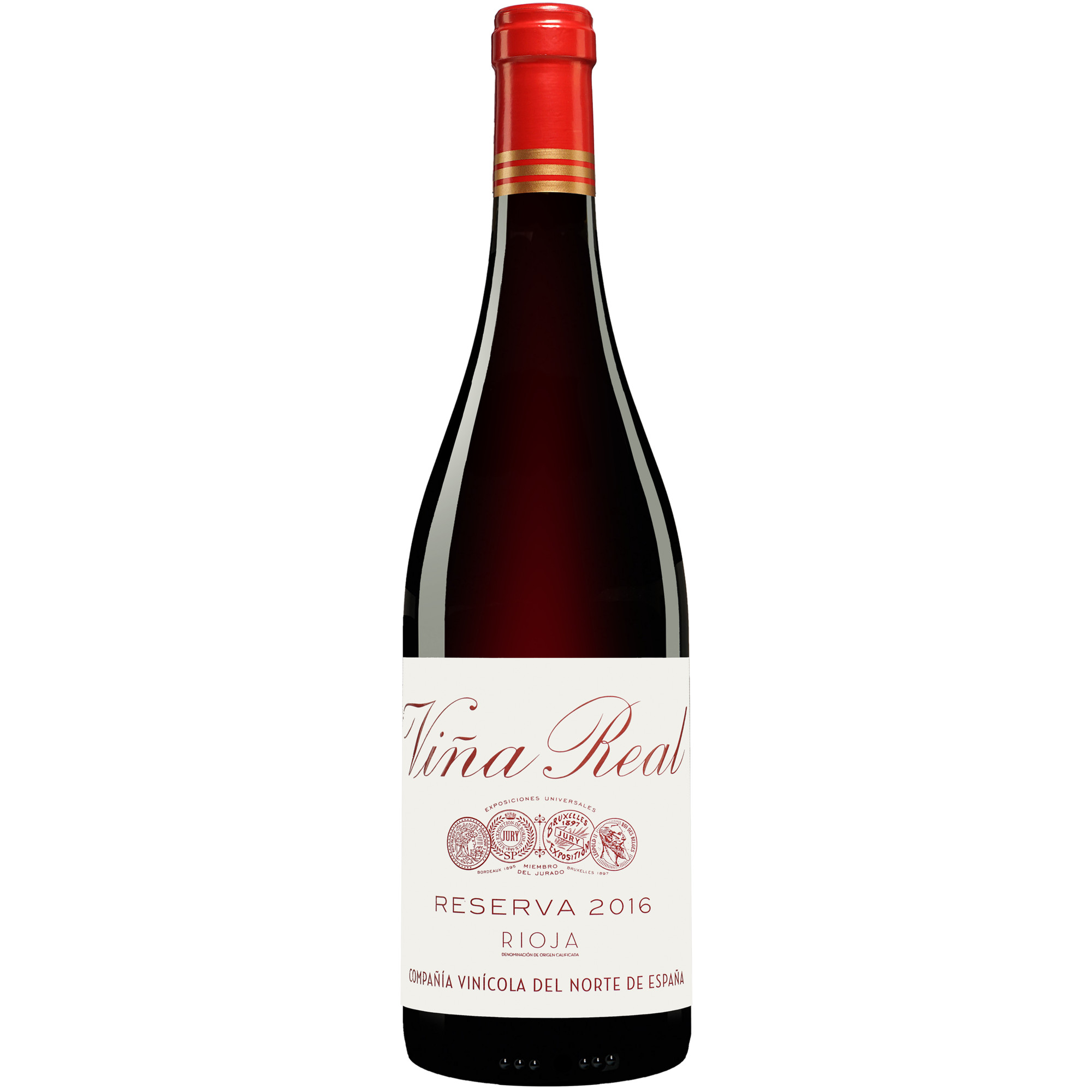 Viña Real Reserva 2016  0.75L 13.5% Vol. Rotwein Trocken aus Spanien Rotwein 35014 vinos DE