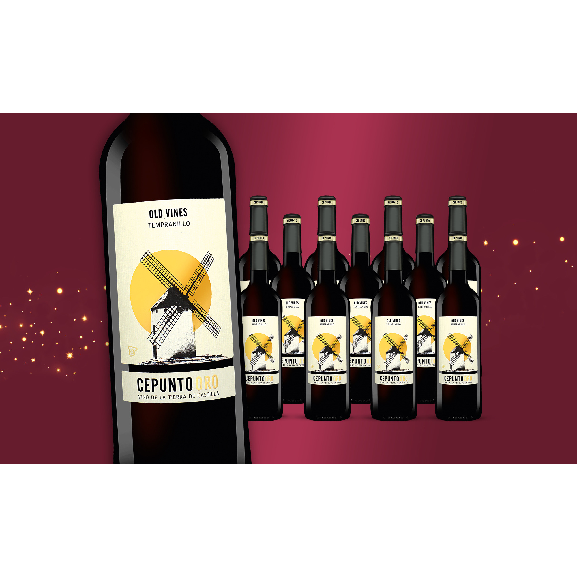 Cepunto Oro  9L 13.5% Vol. Weinpaket aus Spanien 35069 vinos DE