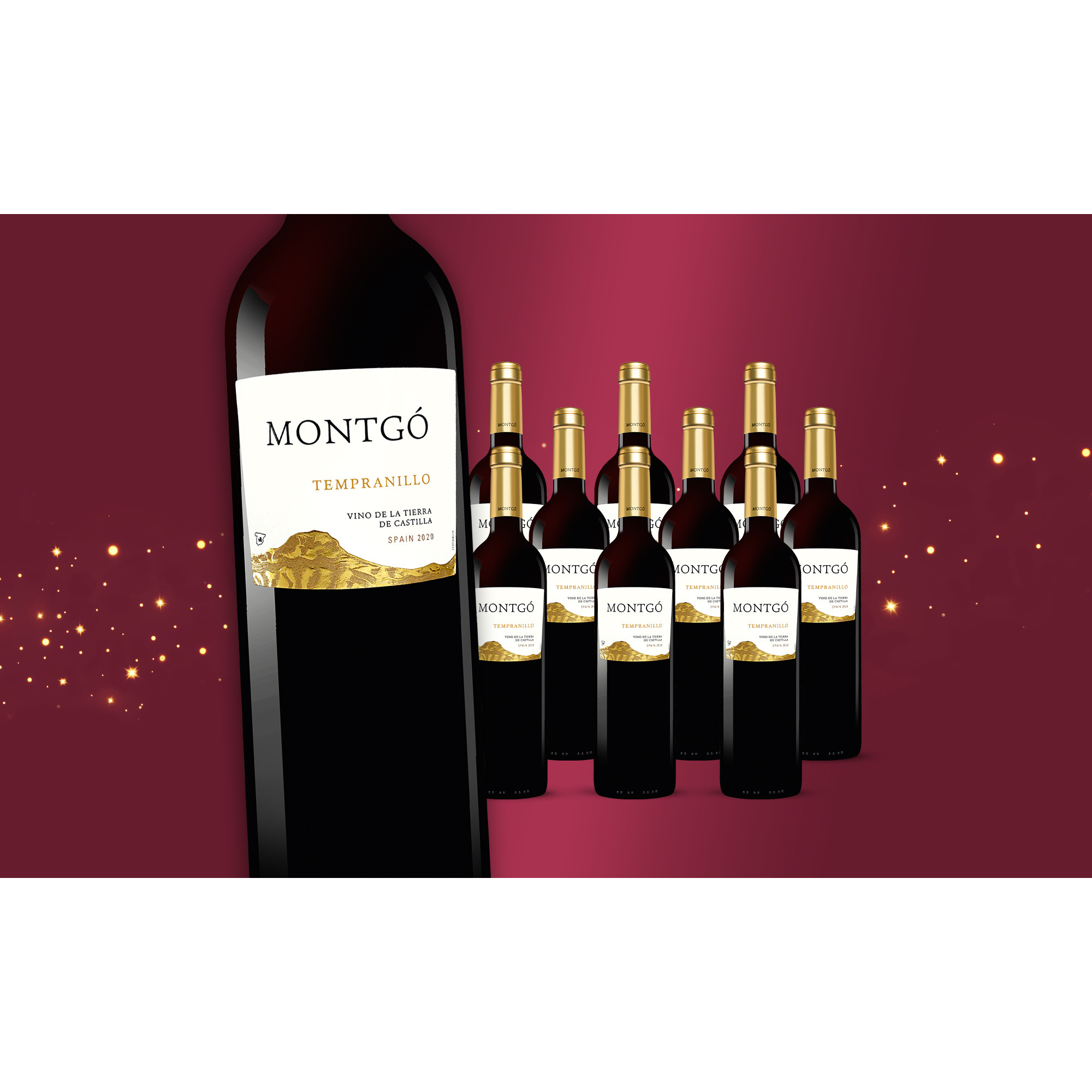Montgó Tempranillo 2020  7.5L 14% Vol. Weinpaket aus Spanien 35071 vinos DE