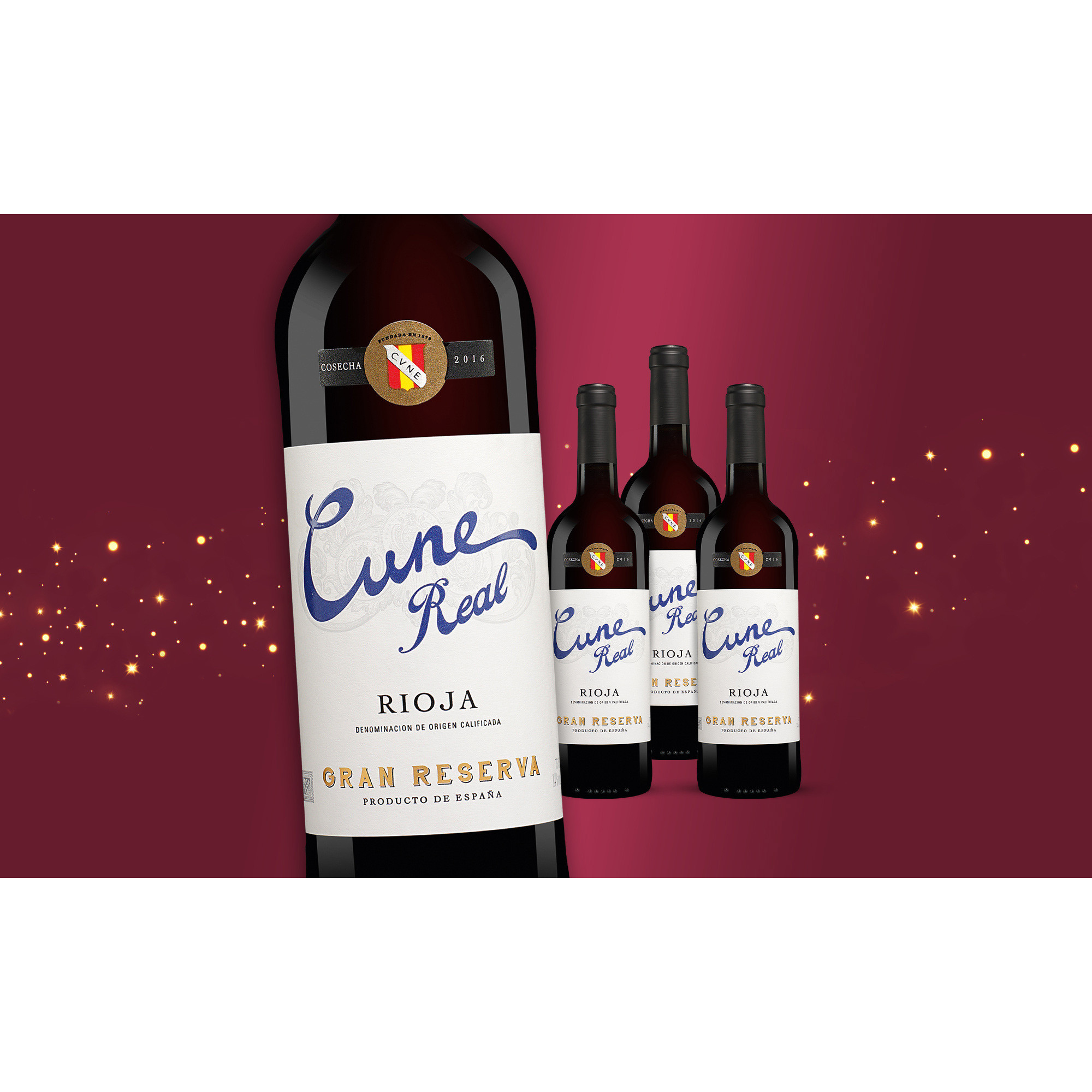 Cune Real Gran Reserva 2016  3L 14% Vol. Weinpaket aus Spanien 35085 vinos DE