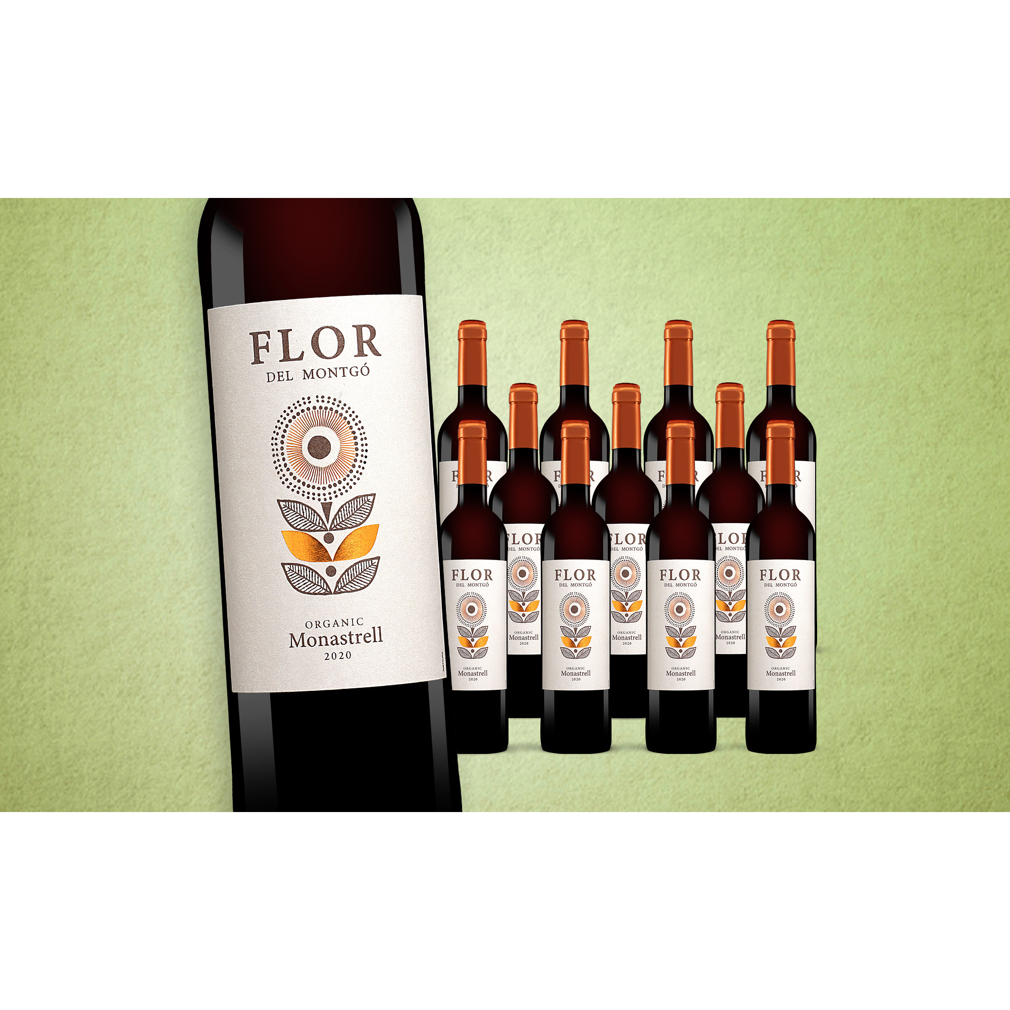 Flor Del Montgó Monastrell Organic 2020  9L Trocken Weinpaket aus Spanien 35200 vinos DE