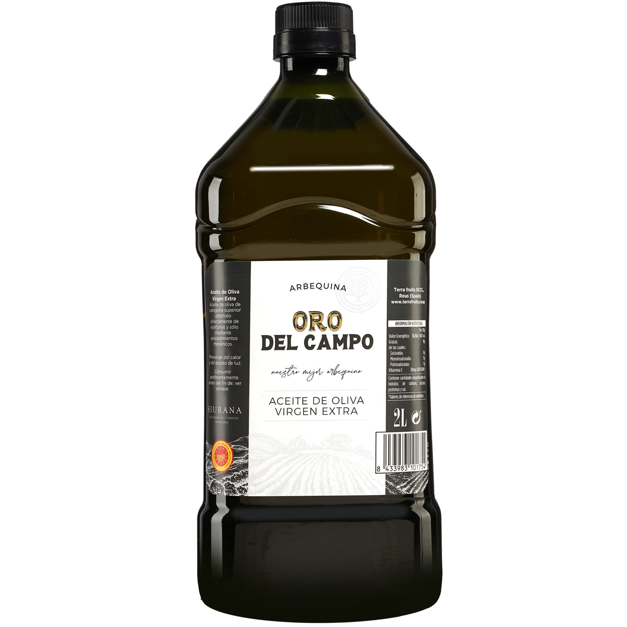 Olivenöl Oro del Campo - Arbequina - 2,0 L.  2L aus Spanien
