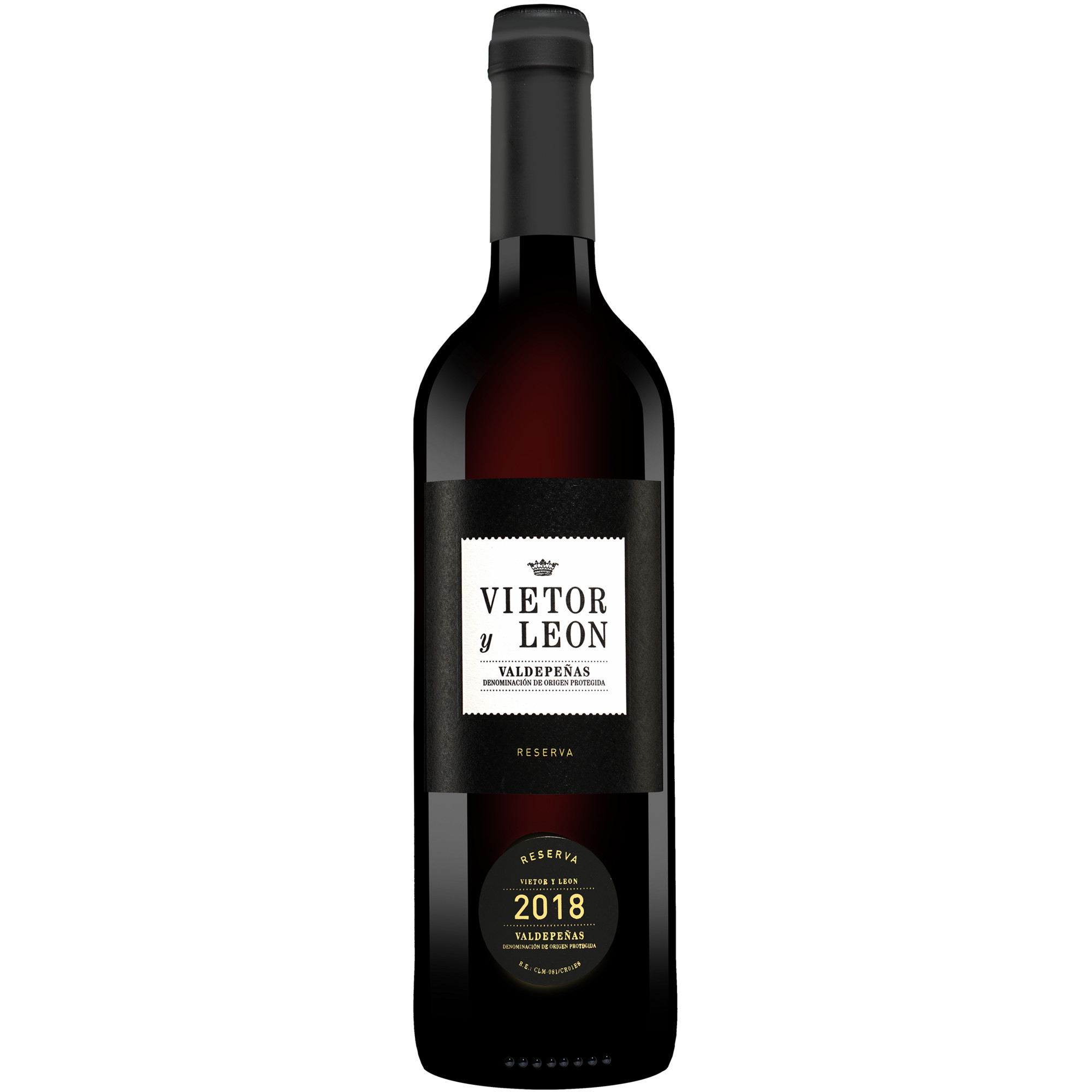 Vietor y Leon Reserva 2018  0.75L 13% Vol. Rotwein Trocken aus Spanien Rotwein 35348 vinos DE