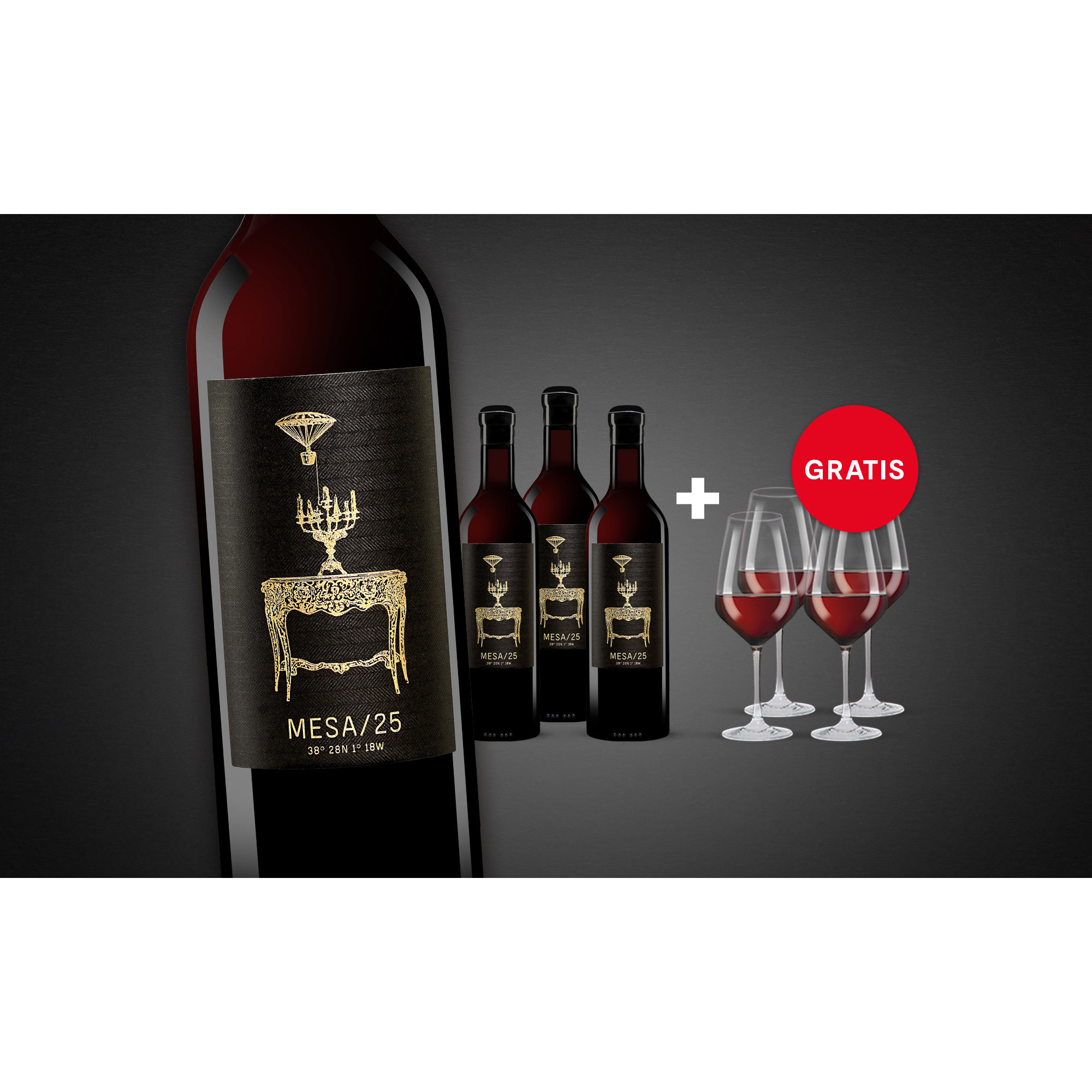 MESA/25  3L Trocken Weinpaket aus Spanien 35370 vinos DE
