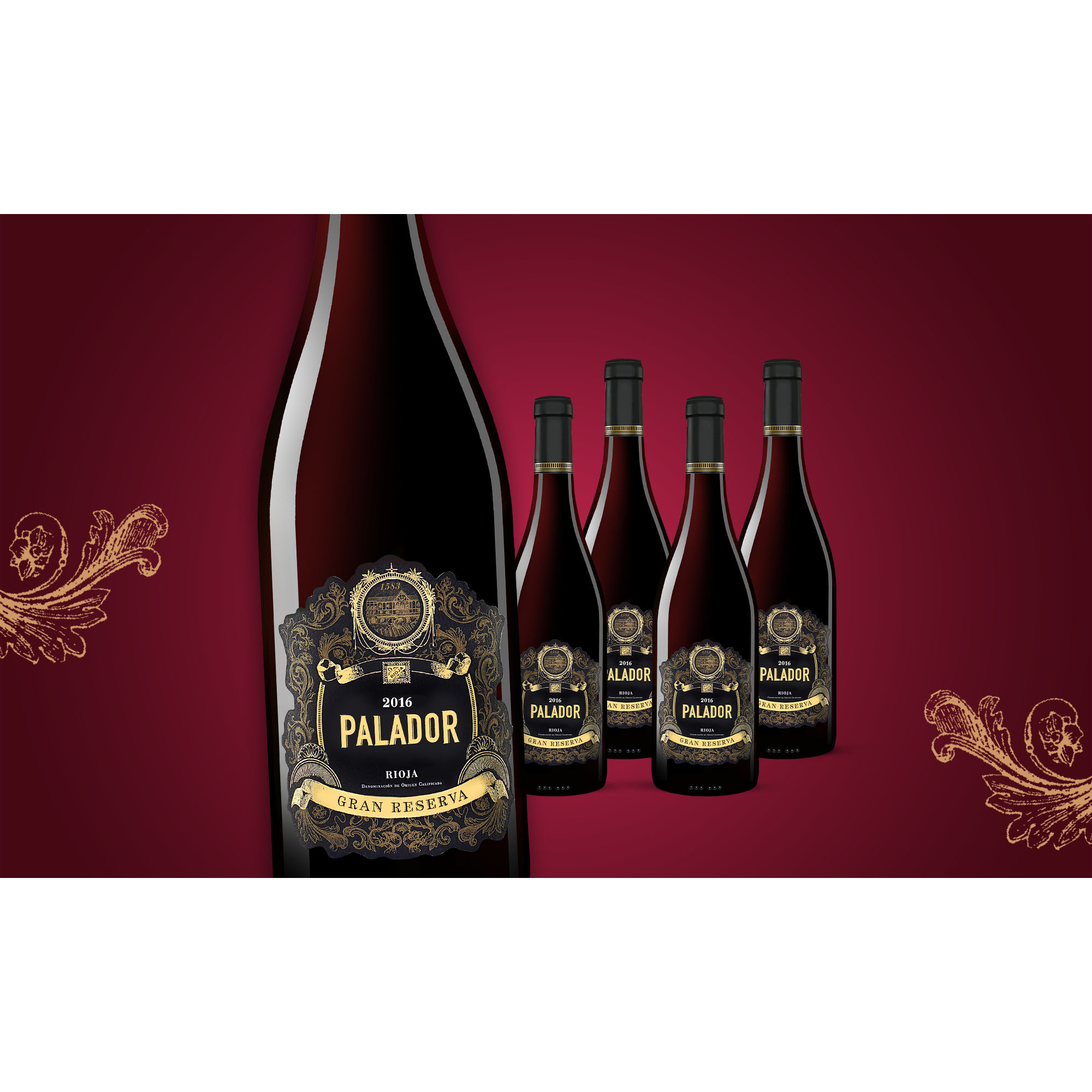Palador Gran Reserva 2016  3.75L 14.5% Vol. Trocken Weinpaket aus Spanien 35377 vinos DE