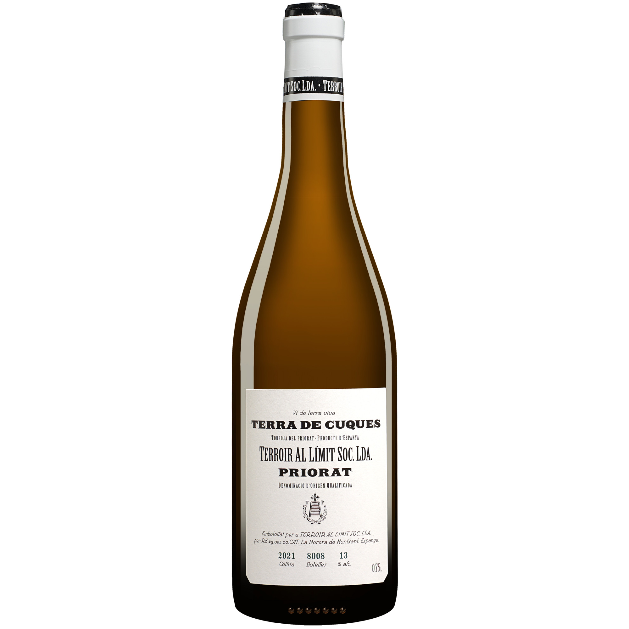 Terroir al Límit Terra de Cuques Blanc 2021  013% Vol. Weißwein Trocken aus Spanien