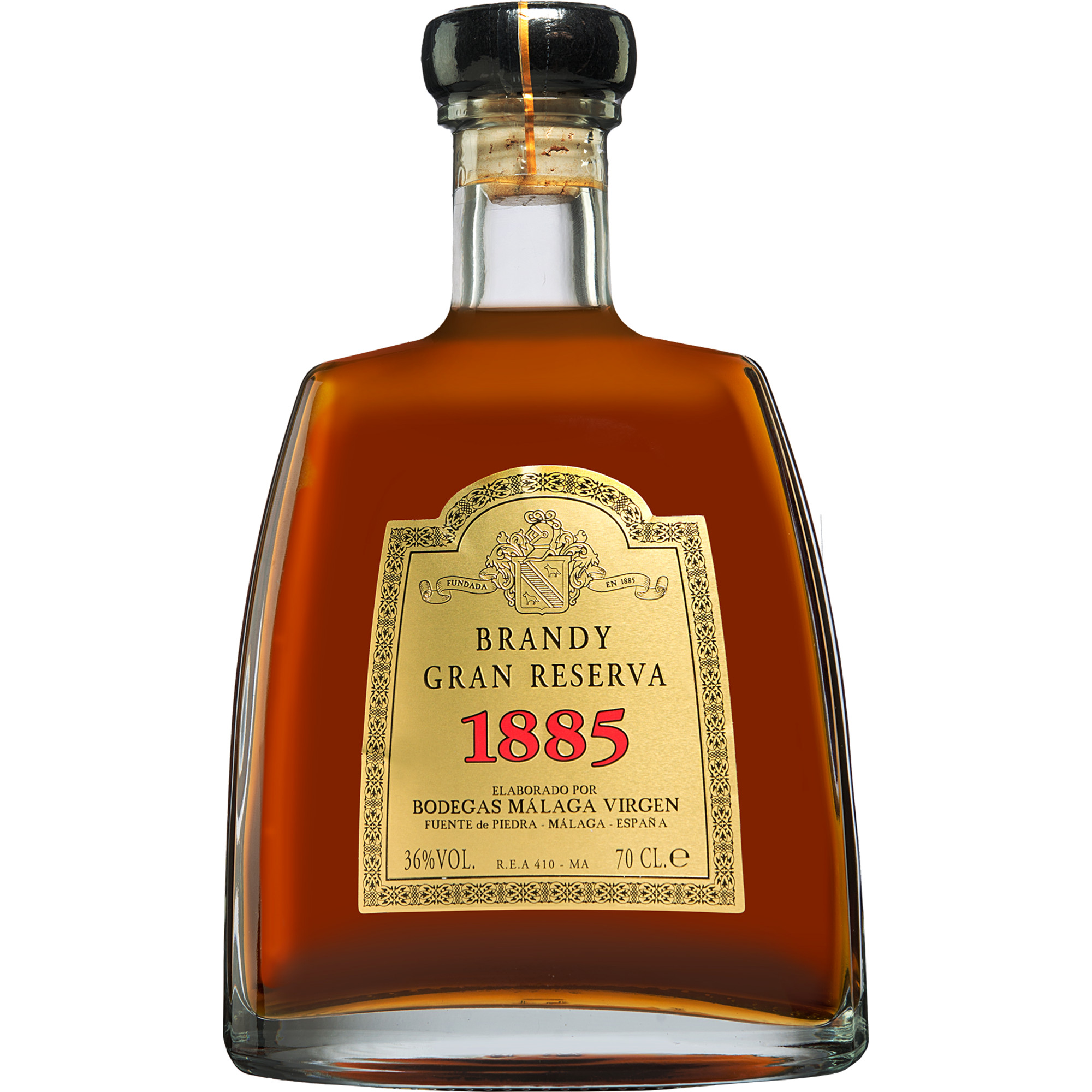 Brandy Málaga Virgen »Gran Reserva 1885« - 0,7 L.  0.7L 36% Vol. Brandy aus Spanien