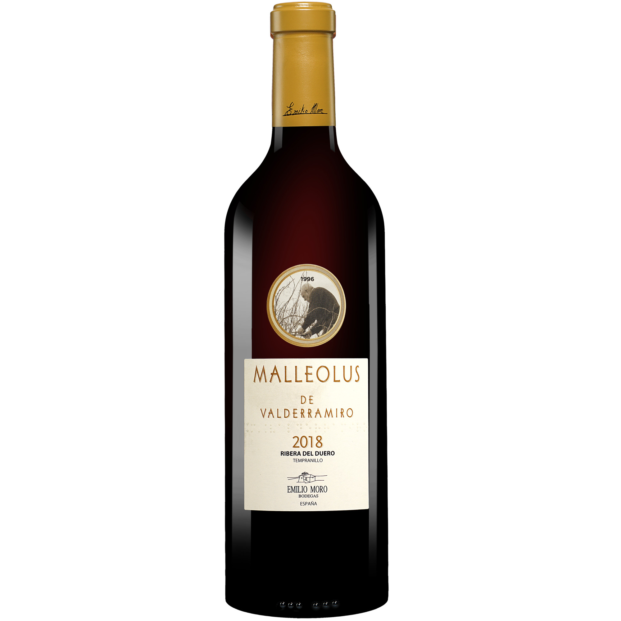Emilio Moro »Malleolus Valderramiro« 2018  014.5% Vol. Rotwein Trocken aus Spanien