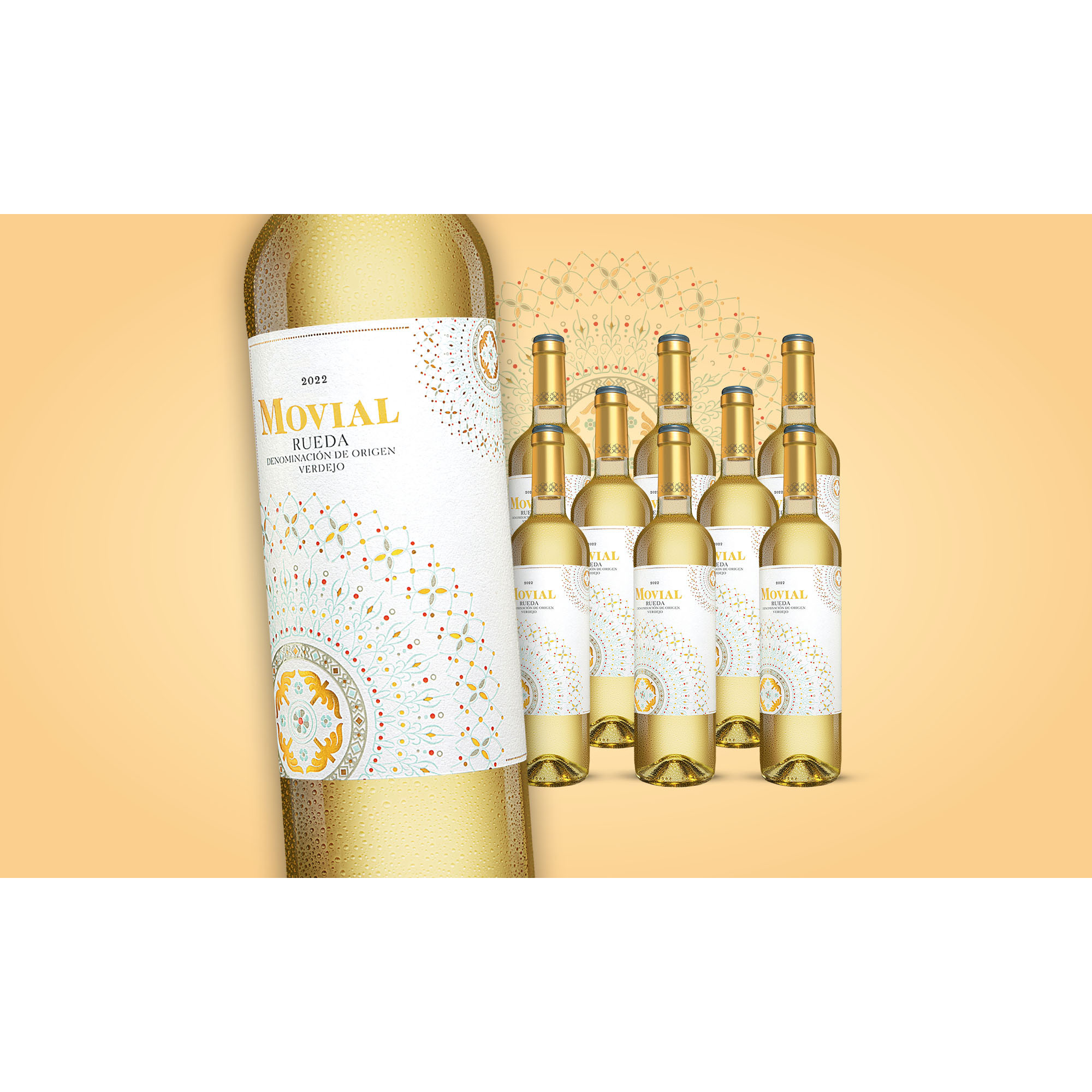 Movial Verdejo 2022  6.75L 13% Vol. Weinpaket aus Spanien 35625 vinos DE