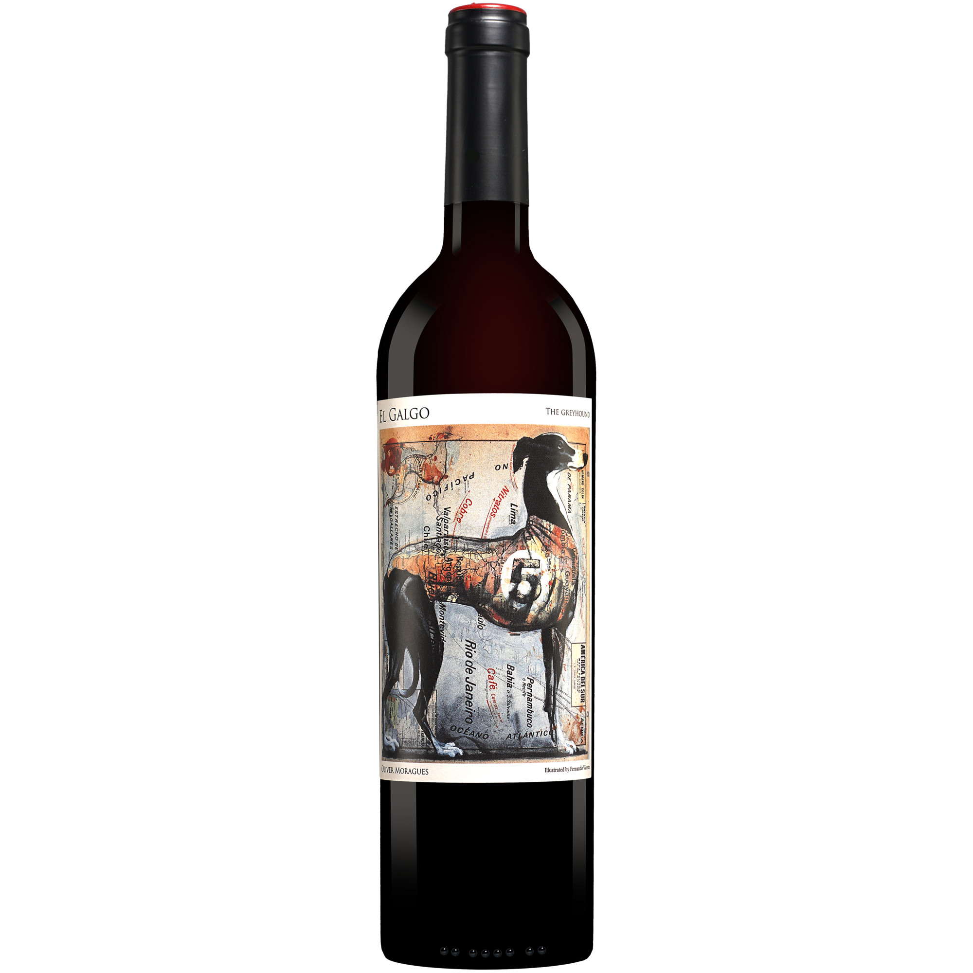 Oliver Moragues »El Galgo« 2022  0.75L 12.5% Vol. Rotwein Trocken aus Spanien Rotwein 35672 vinos DE