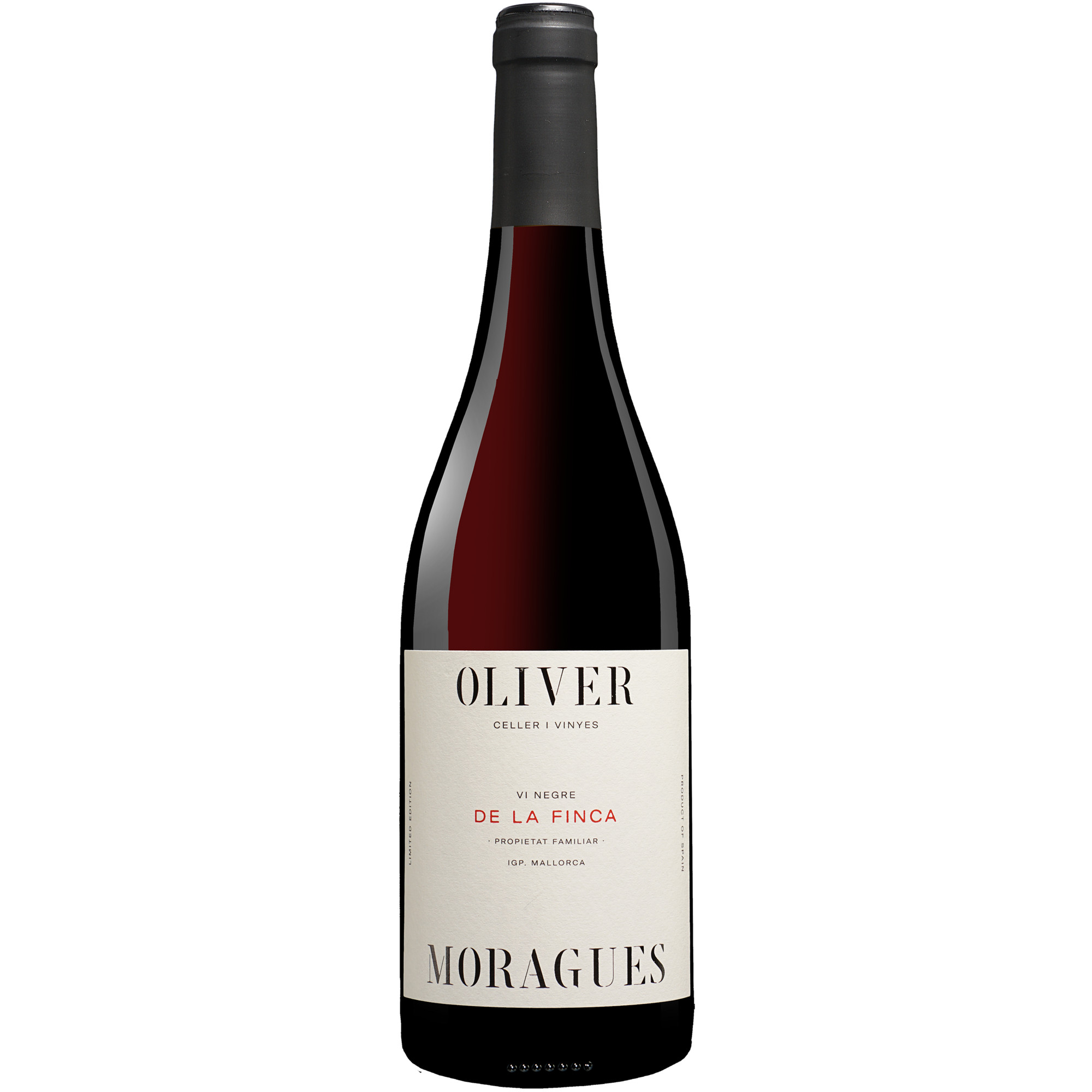 Oliver Moragues Vi Negre De La Finca 2021  0.75L 14% Vol. Rotwein Trocken aus Spanien Rotwein 35673 vinos DE