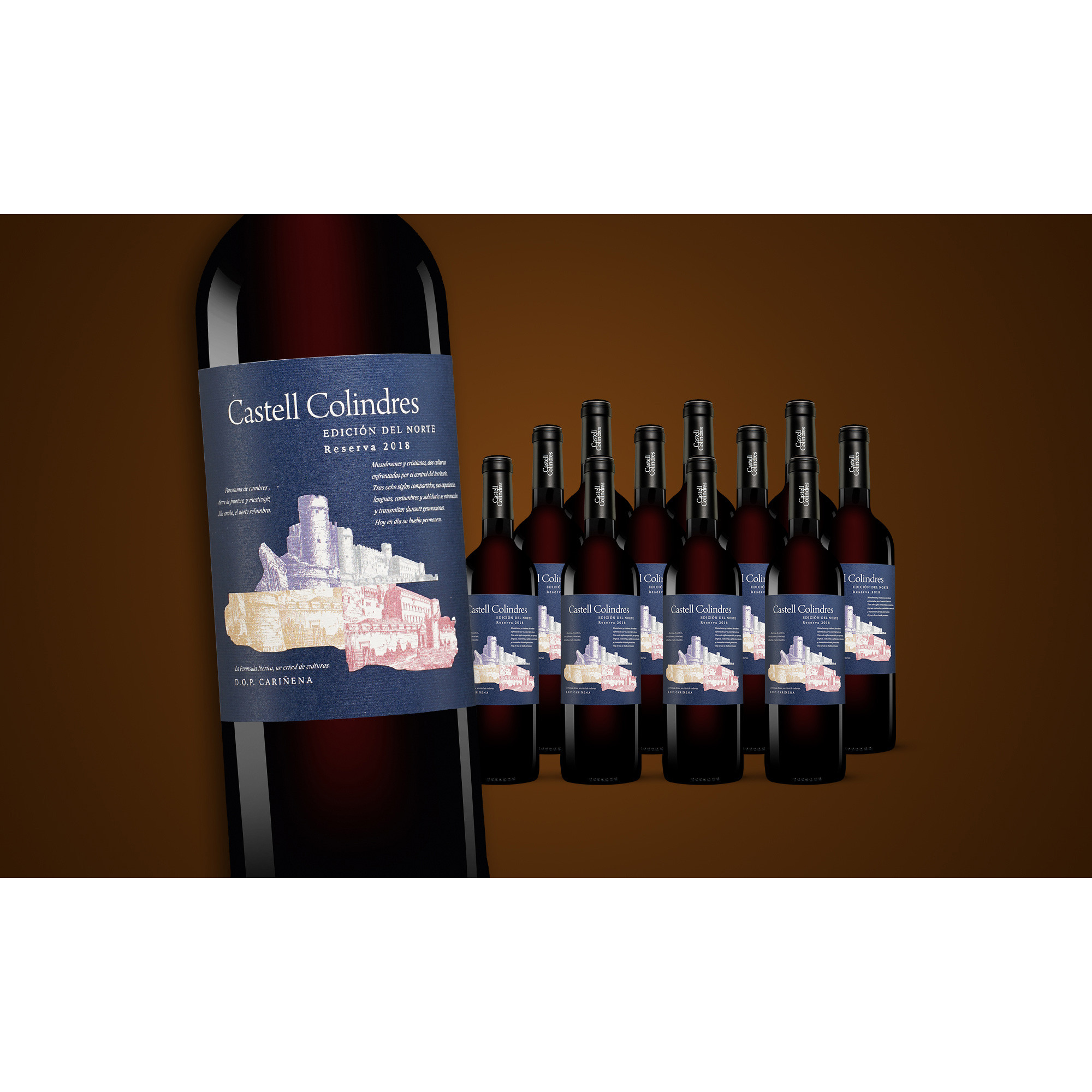 Castell Colindres Reserva Edición del Norte 2018  9L 14% Vol. Weinpaket aus Spanien 35674 vinos DE