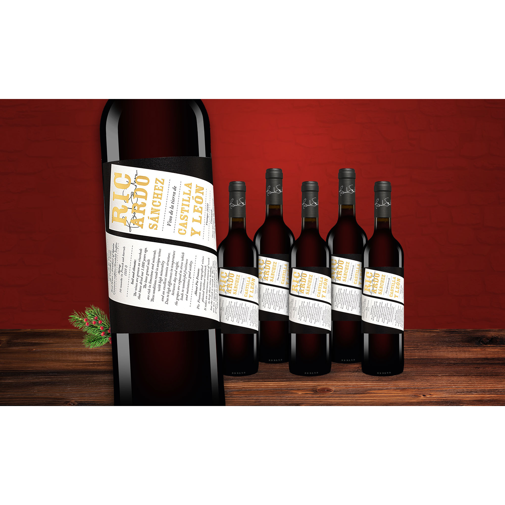 6er-Paket Ricardo Sánchez 2020  4.5L 13.5% Vol. Weinpaket aus Spanien 35730 vinos DE