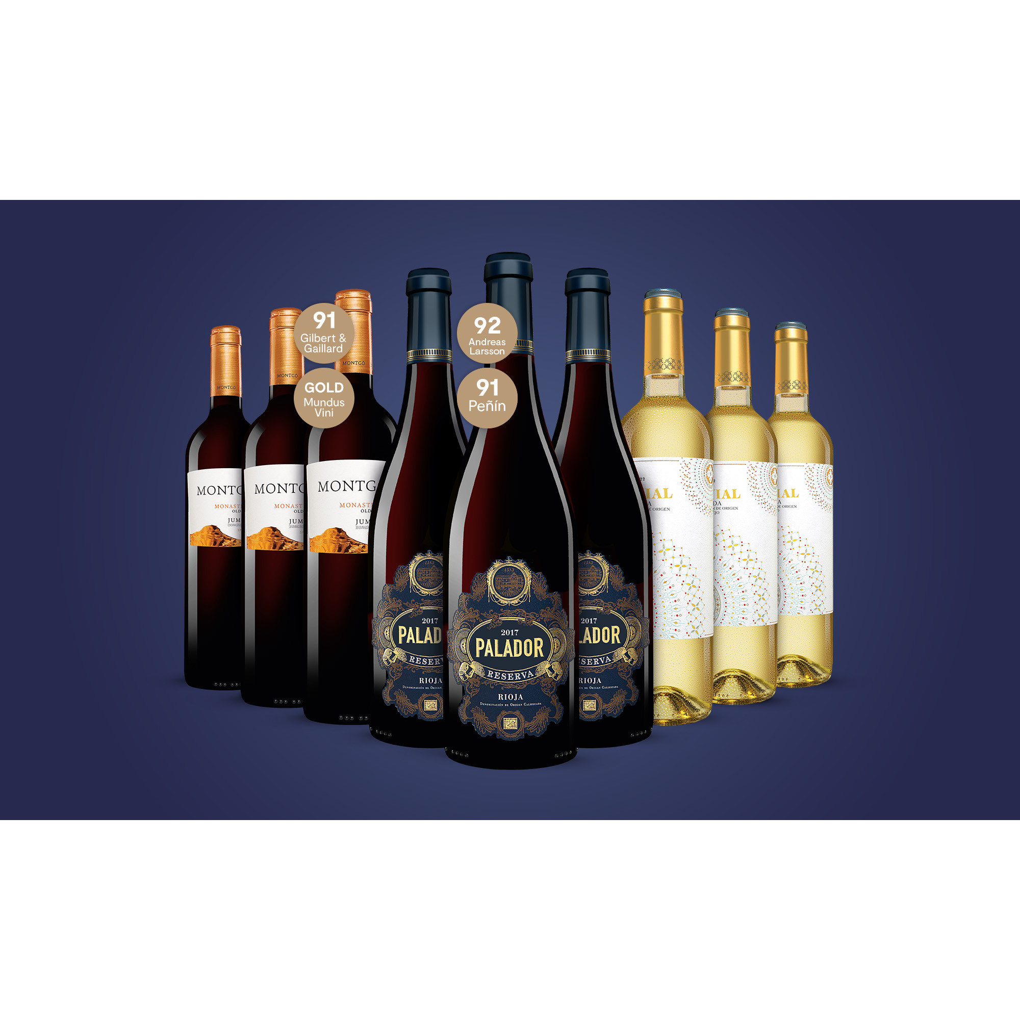 Februar-Genießer-Paket  6.75L Weinpaket aus Spanien 35764 vinos DE