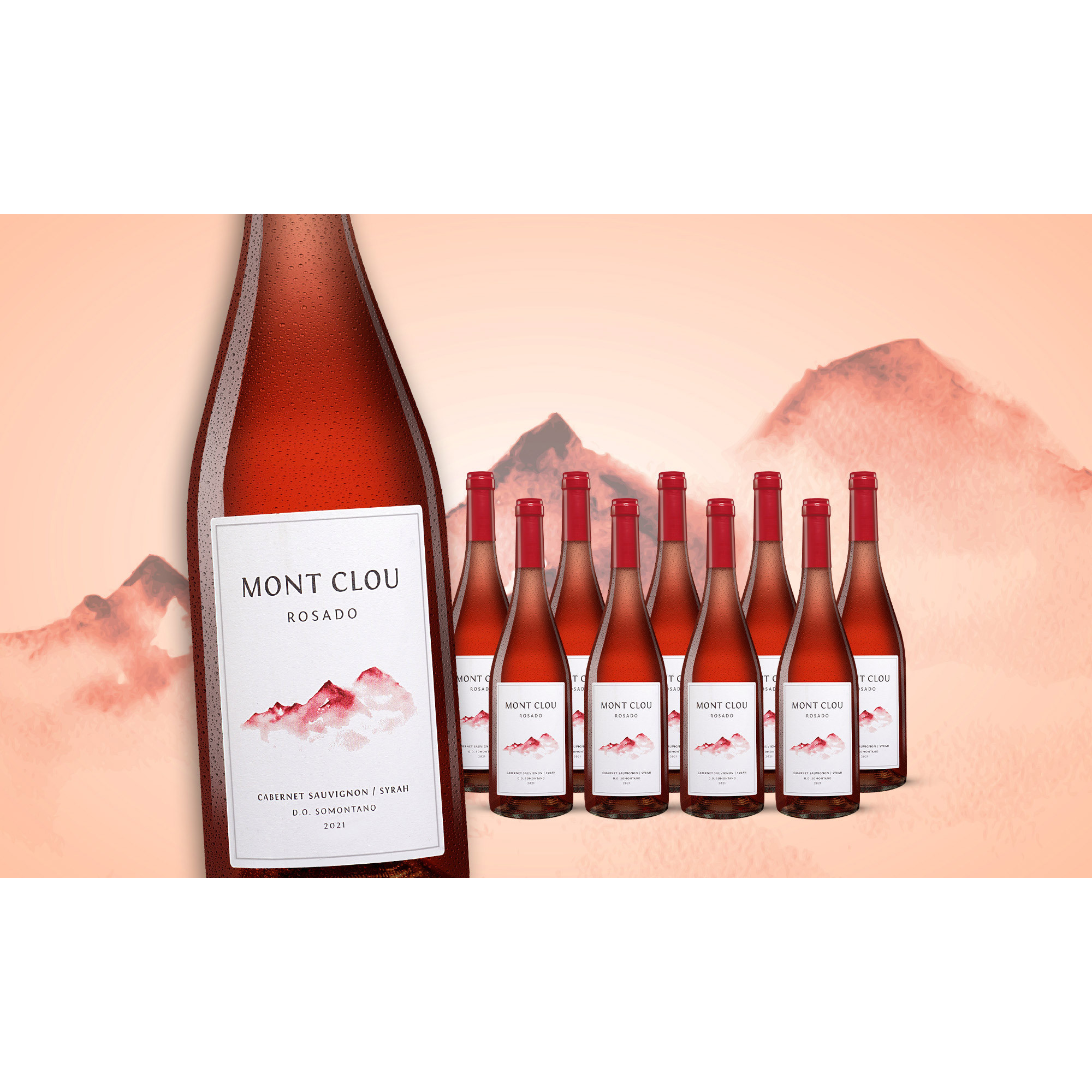 Mont Clou Rosado 2021  7.5L 13% Vol. Weinpaket aus Spanien 35810 vinos DE