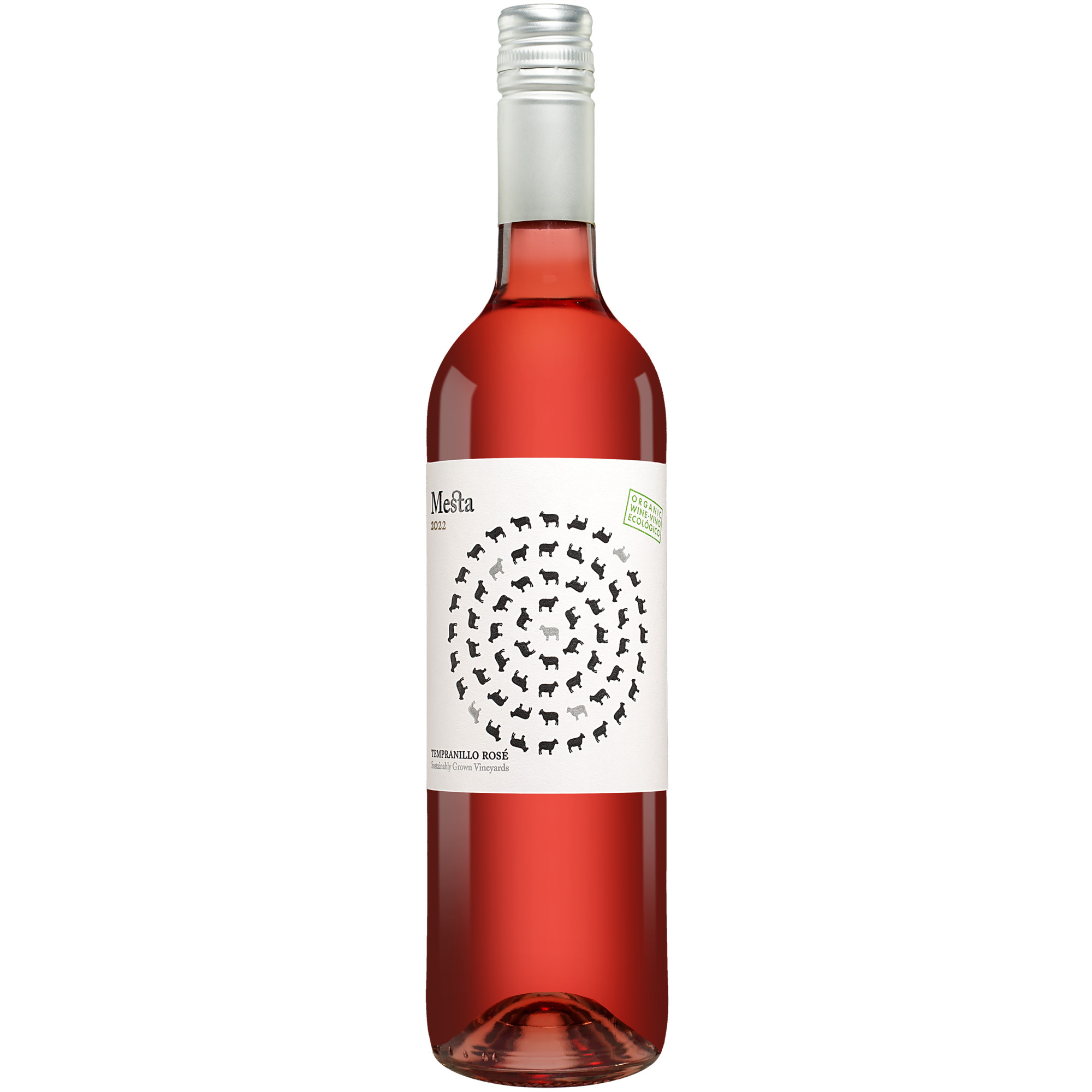 Mesta Rosado 2022  0.75L 11.5% Vol. Roséwein Trocken aus Spanien Rosewein 35817 vinos DE