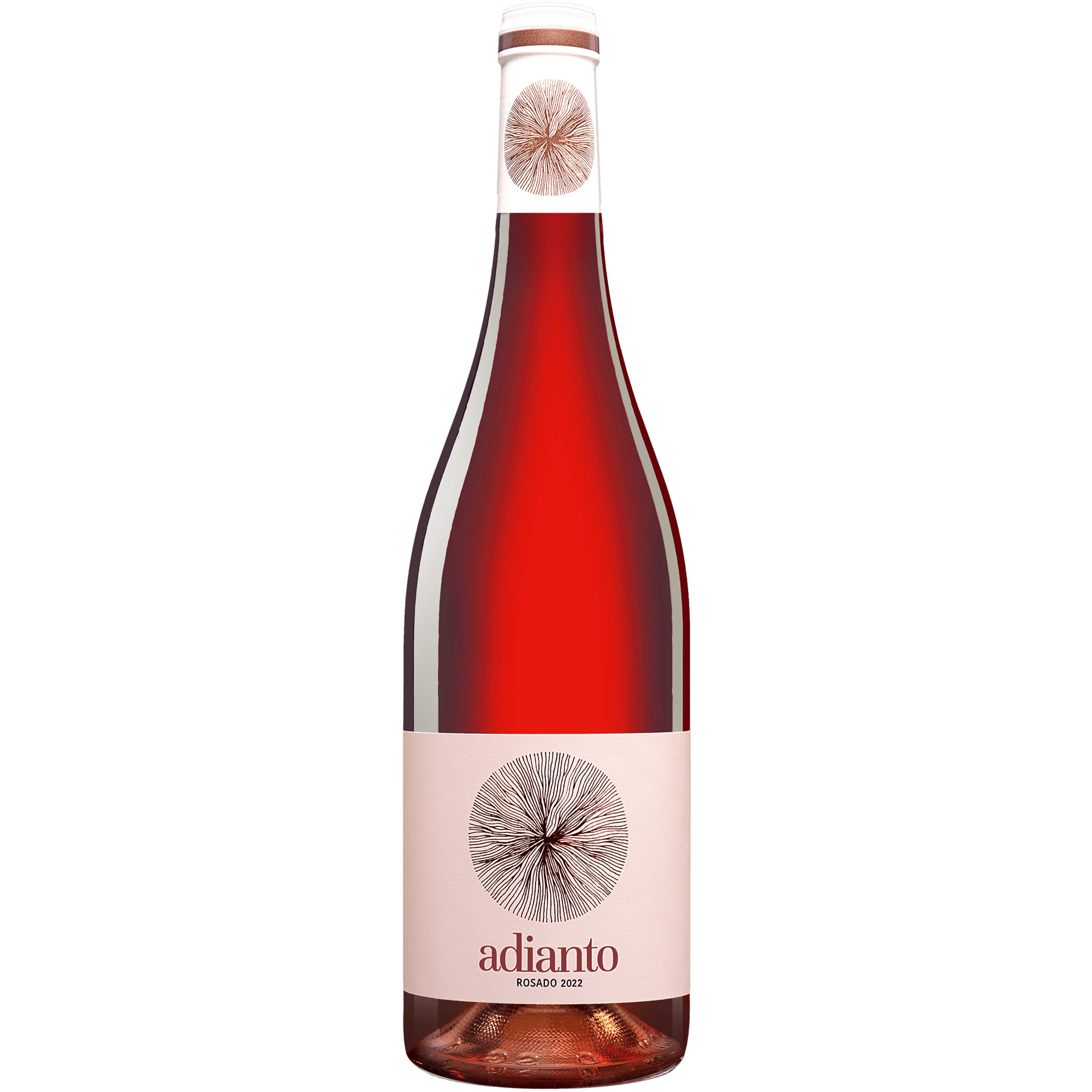 Adianto Rosado 2022  0.75L 13% Vol. Roséwein Trocken aus Spanien Rosewein 35914 vinos DE