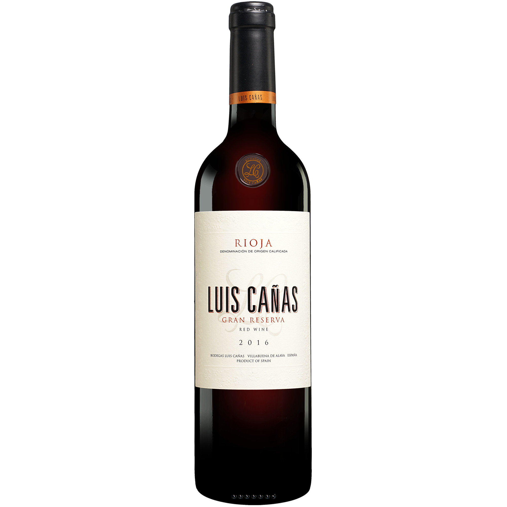 Luis Cañas Gran Reserva 2016  014.5% Vol. Rotwein Trocken aus Spanien