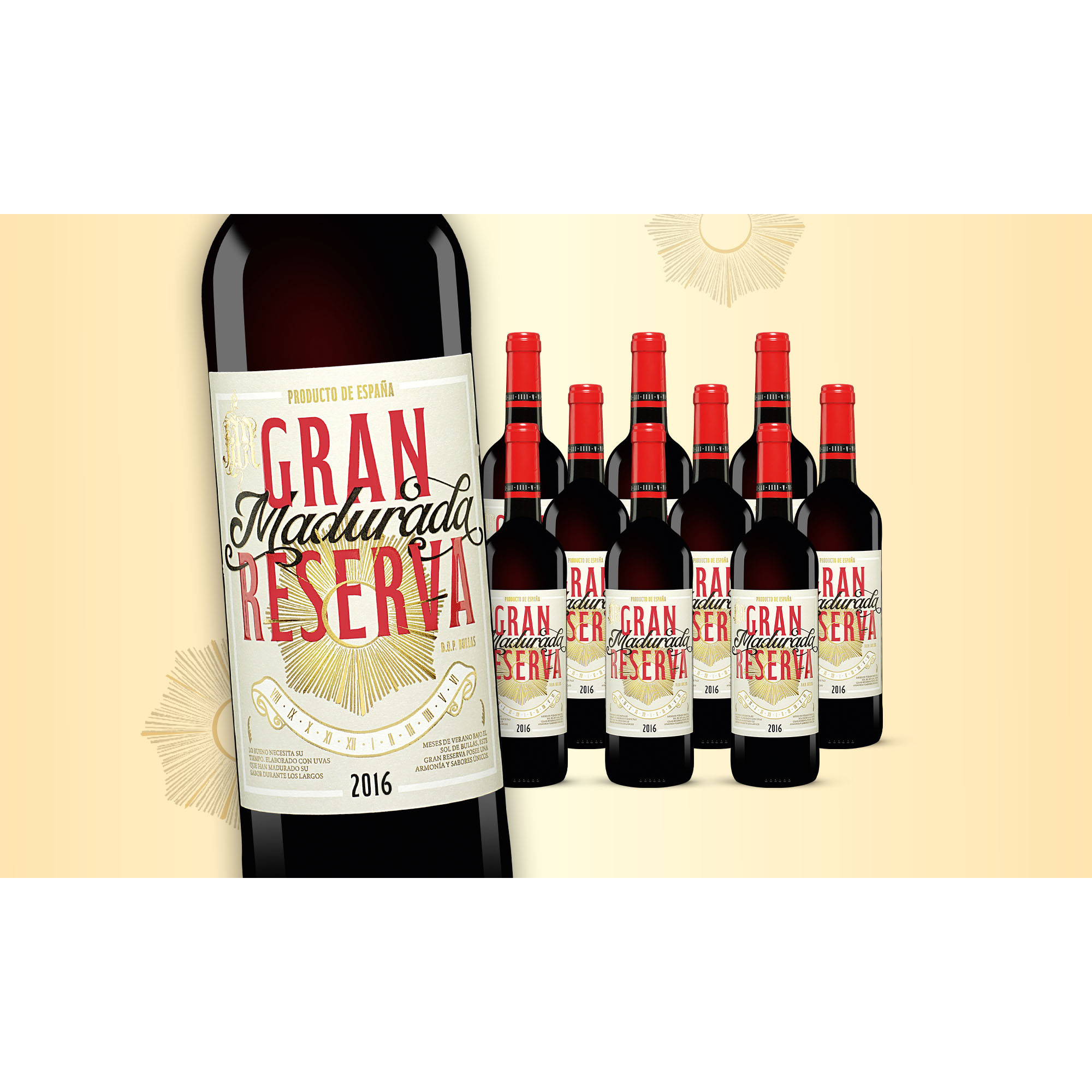 Madurada Gran Reserva 2016  7.5L 14% Vol. Weinpaket aus Spanien 35968 vinos DE