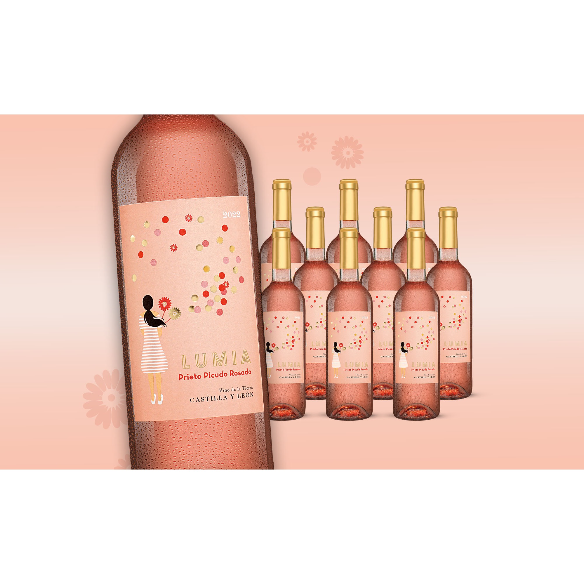 Lumia Rosado 2022  7.5L 12.5% Vol. Weinpaket aus Spanien 35969 vinos DE