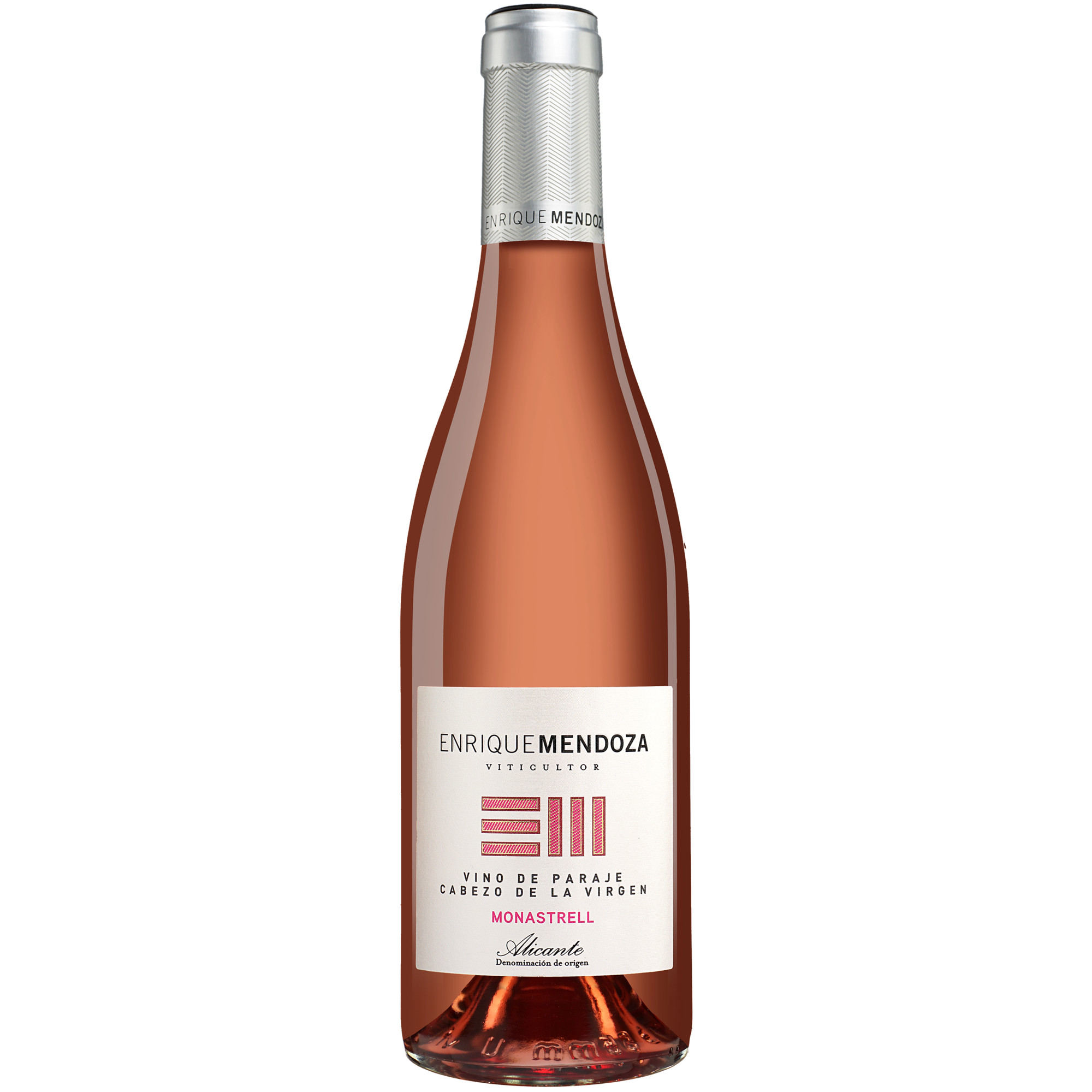 Enrique Mendoza Rosado 2022  0.75L 13.5% Vol. Roséwein Trocken aus Spanien Rosewein 36002 vinos DE