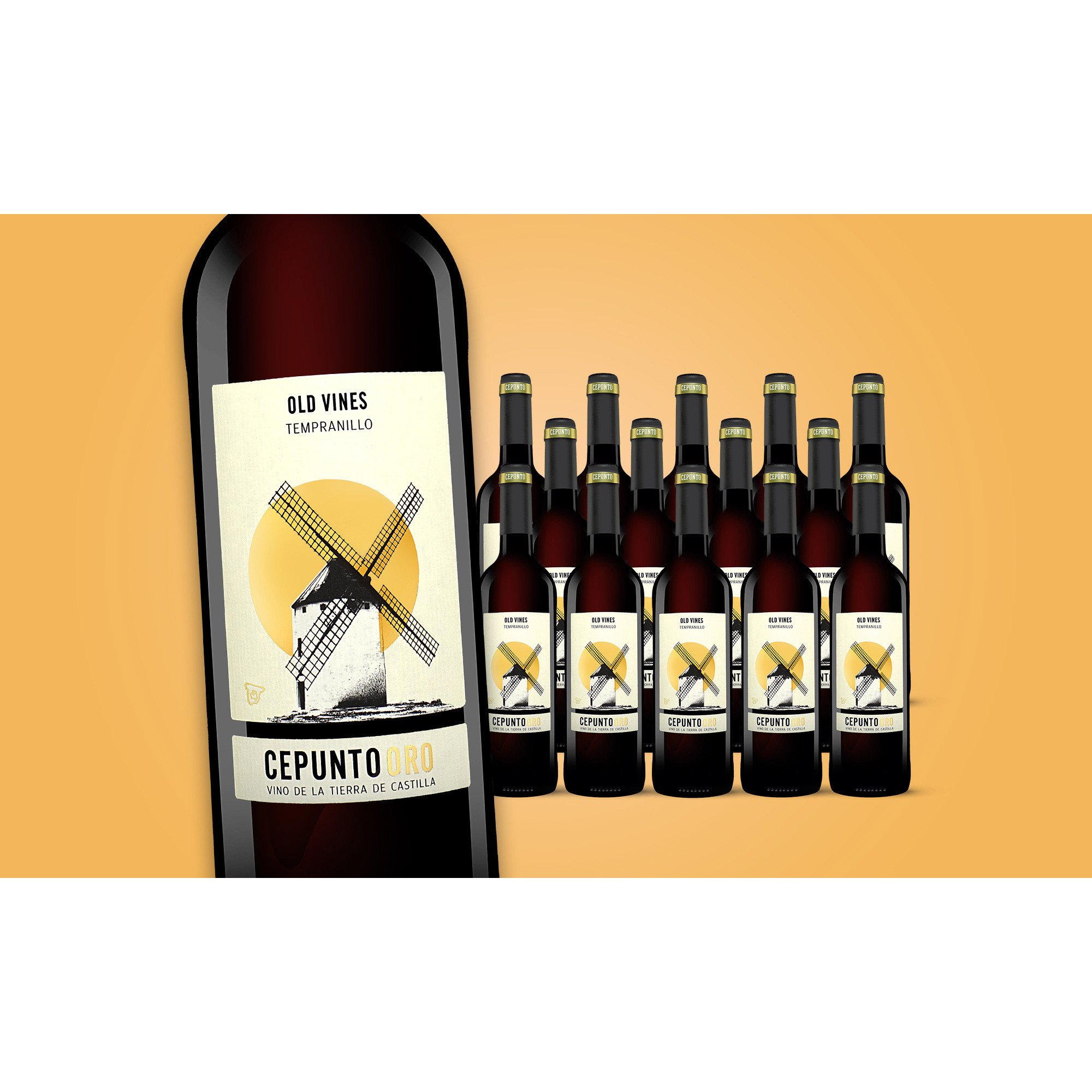 Cepunto Oro  11.25L 13.5% Vol. Weinpaket aus Spanien 36056 vinos DE