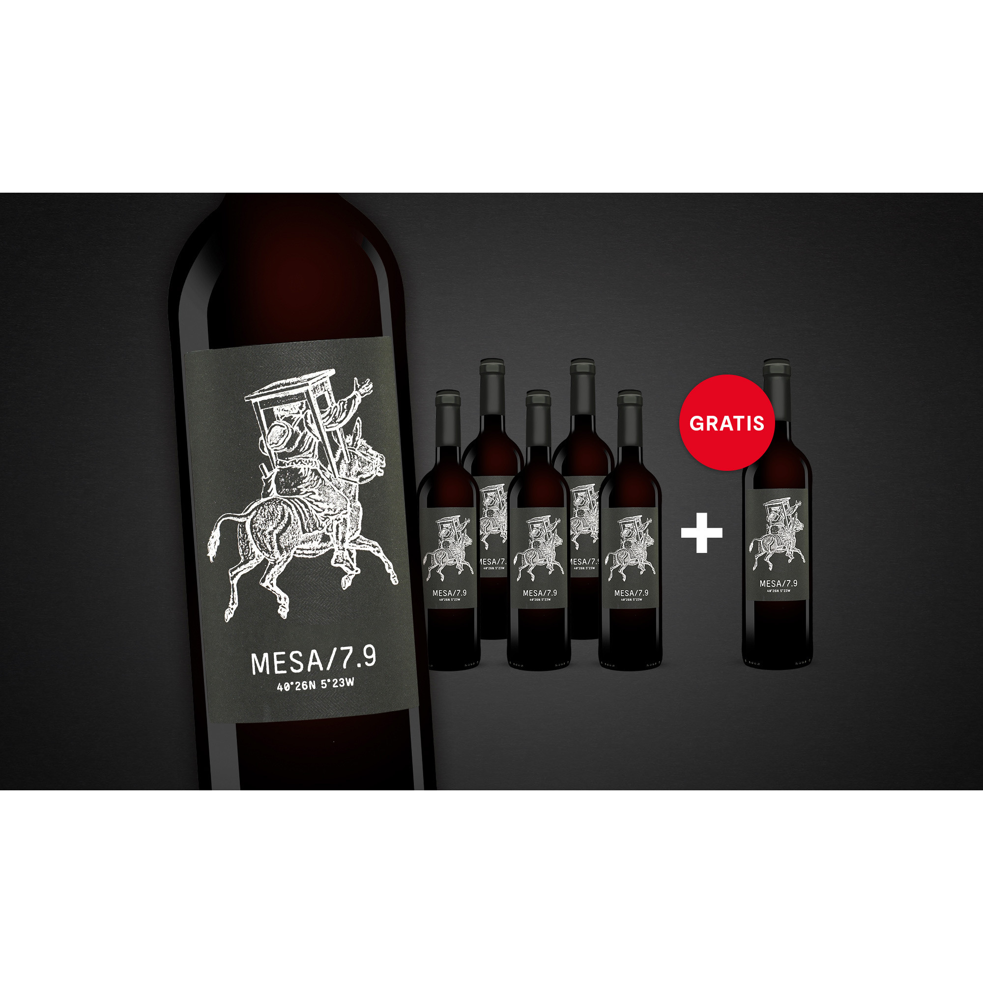 MESA/7.9 Tinto  5.25L 14.5% Vol. Weinpaket aus Spanien 36062 vinos DE