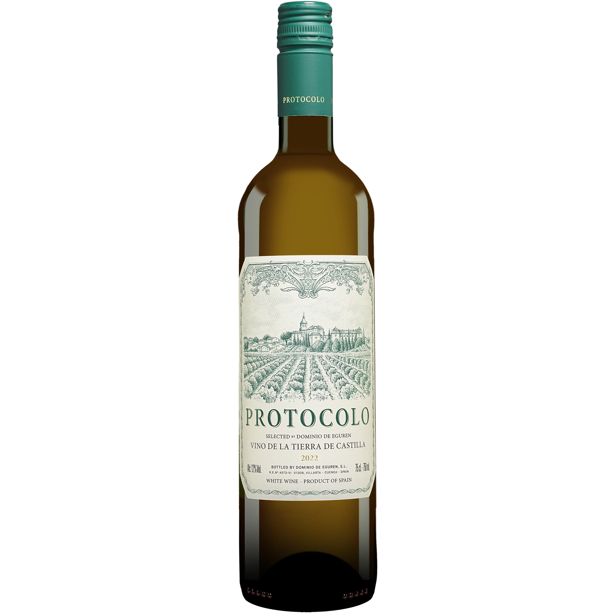 Protocolo Blanco 2022  0.75L 12% Vol. Weißwein Trocken aus Spanien Weißwein 36087 vinos DE