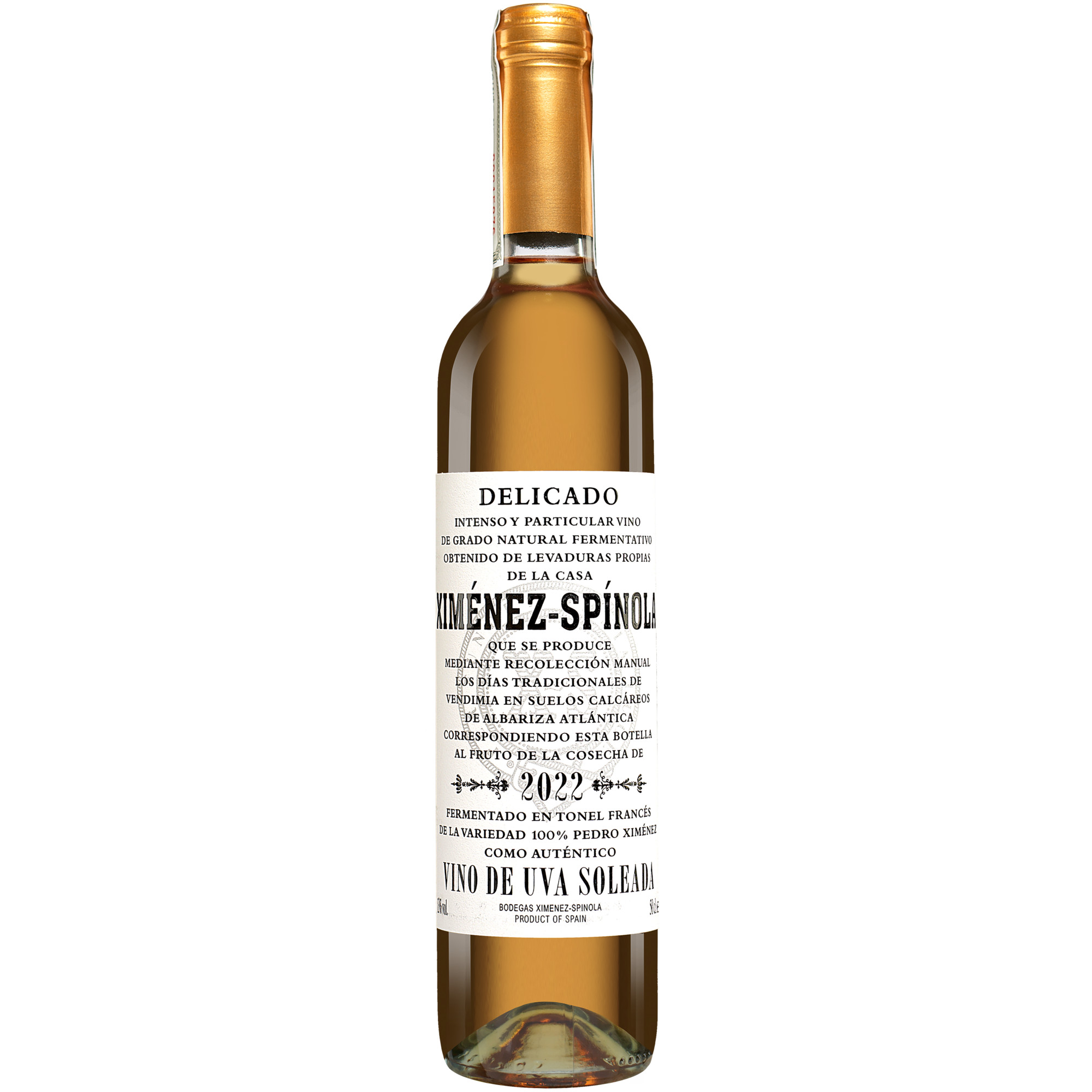 Ximénez Spínola PX Cosecha - 0,5 L. 2022  013% Vol. Weißwein Süß aus Spanien