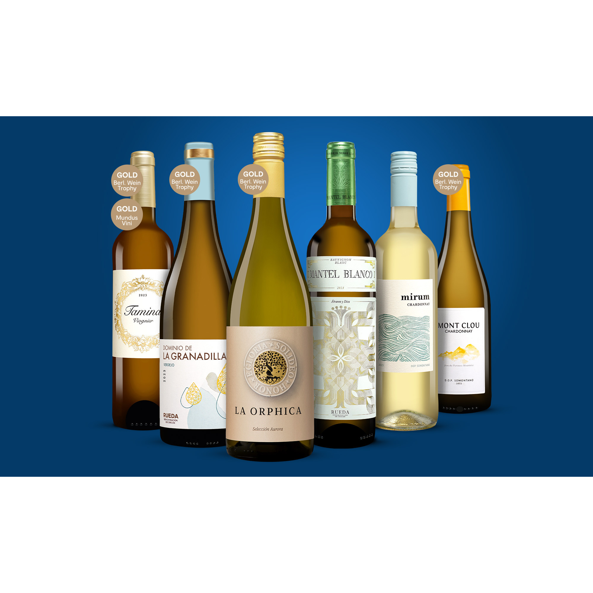 Blanco Frische-Paket  4.5L Weinpaket aus Spanien 36232 vinos DE