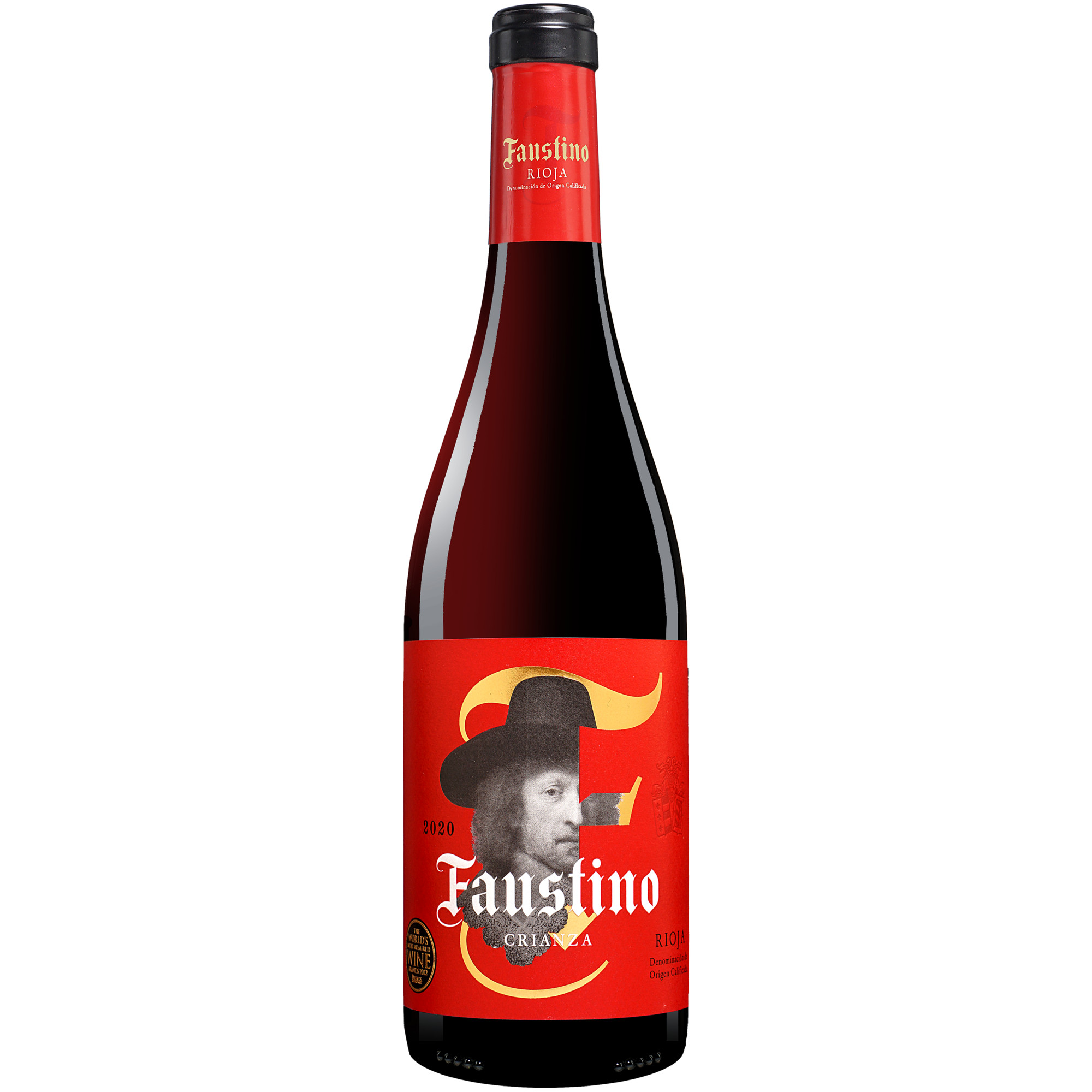 Faustino Tinto Crianza 2020  0.75L 13.5% Vol. Rotwein Trocken aus Spanien Rotwein 36262 vinos DE
