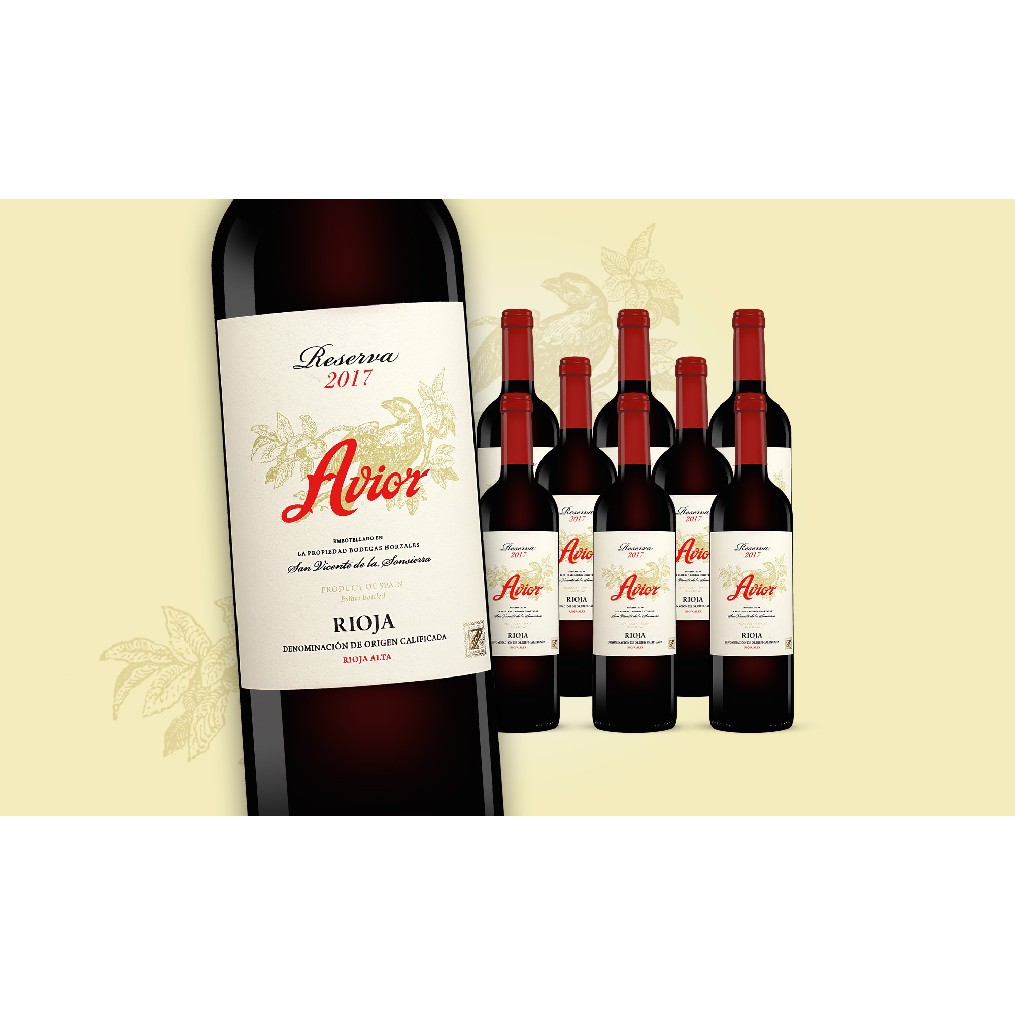 Avior Reserva 2017  6.75L 13.5% Vol. Weinpaket aus Spanien 36285 vinos DE