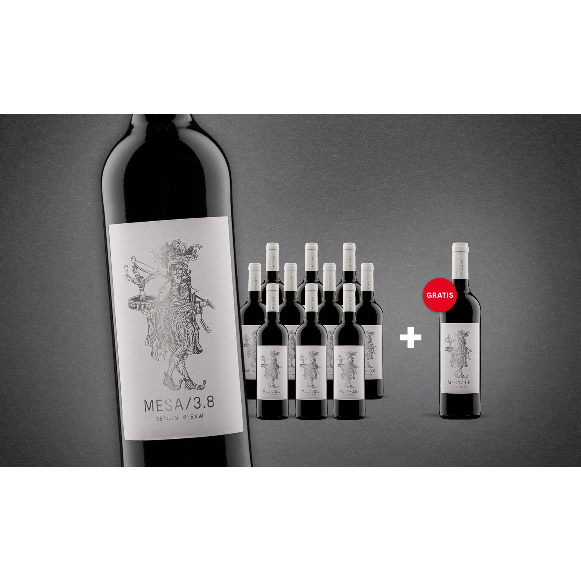 MESA/3.8  9L 13% Vol. Weinpaket aus Spanien 36308 vinos DE