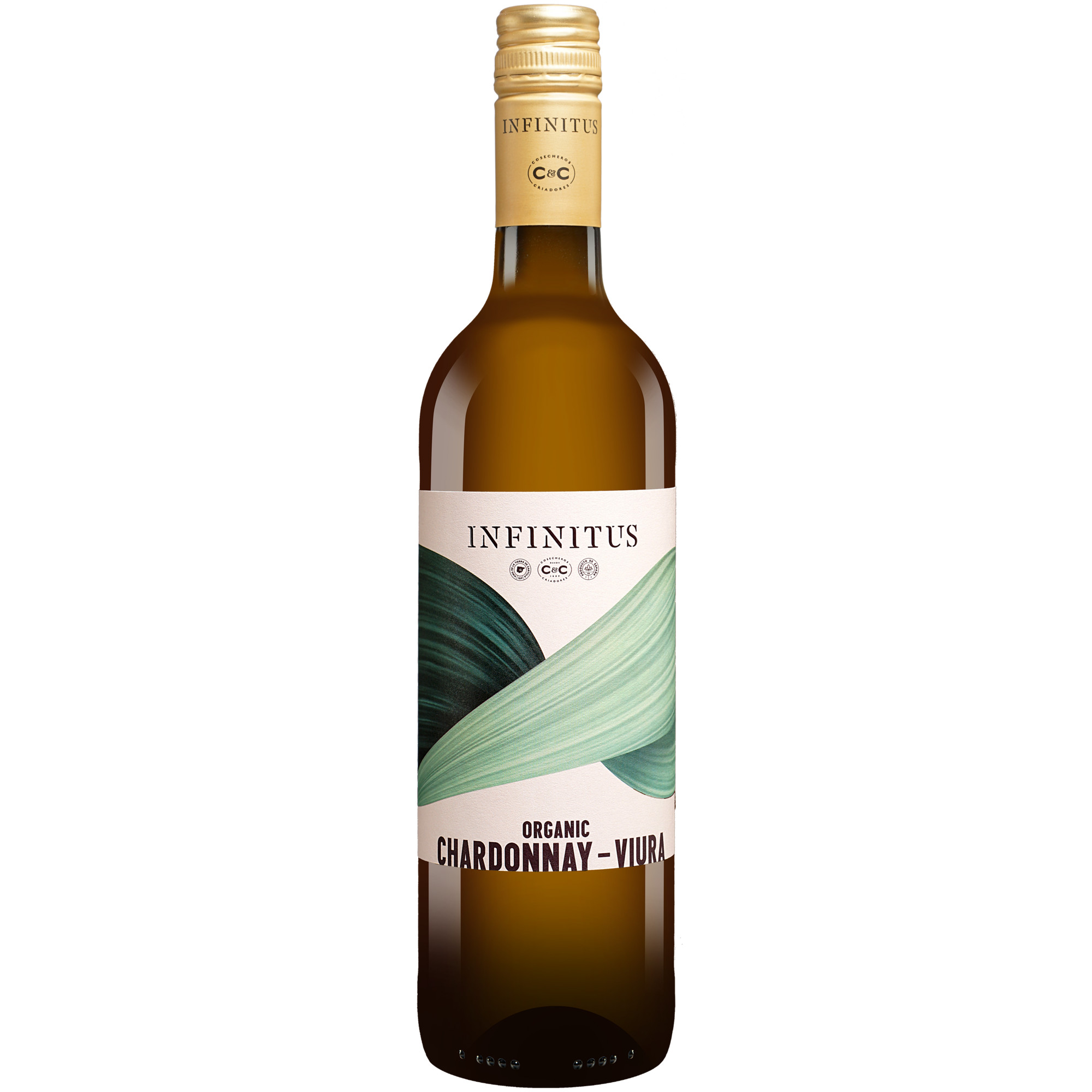 Infinitus Blanco Chardonnay-Viura Organic 2022  0.75L 12.5% Vol. Weißwein Trocken aus Spanien Weißwein 36411 vinos DE