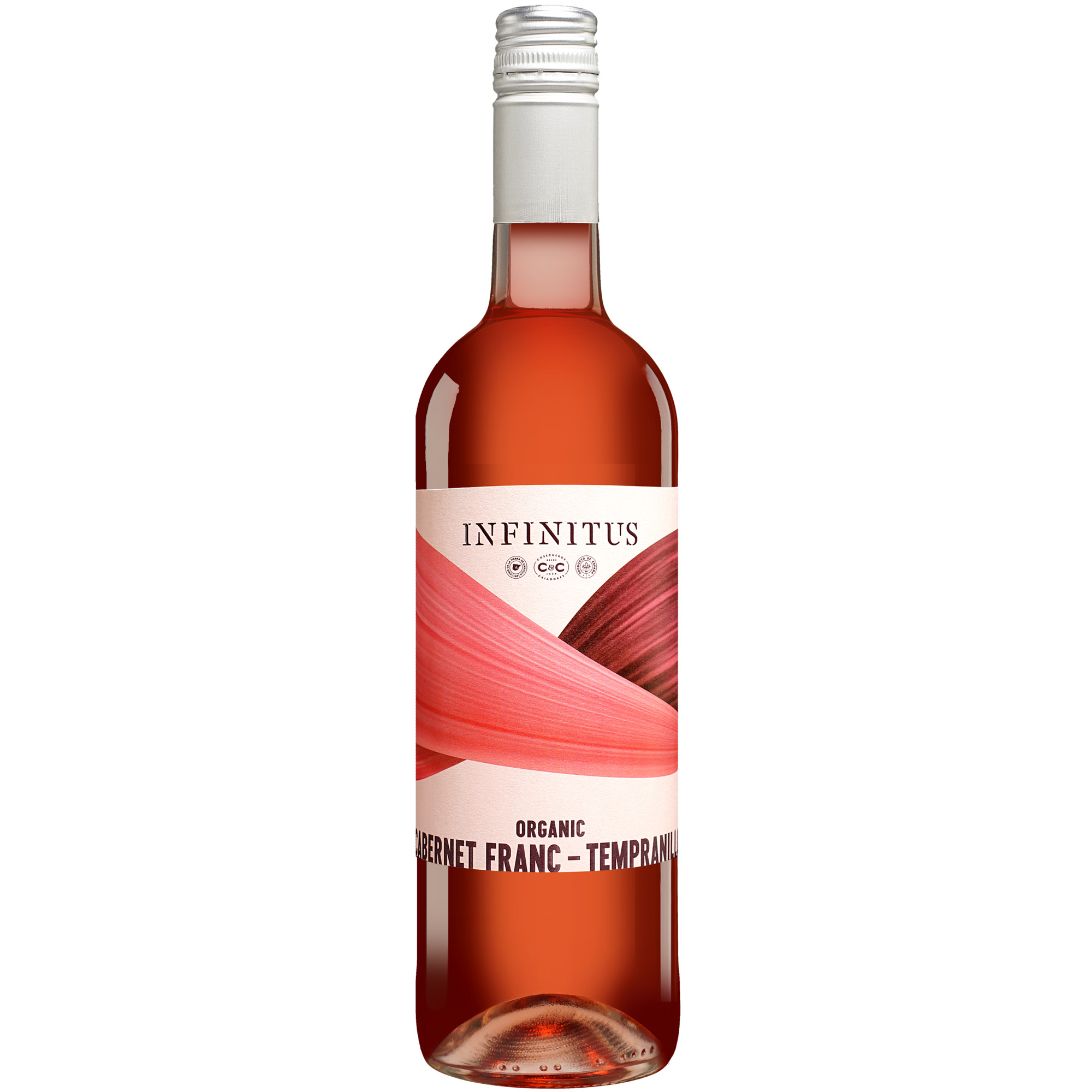Infinitus Rosado Organic 2022  0.75L 12% Vol. Roséwein Trocken aus Spanien Rosewein 36413 vinos DE