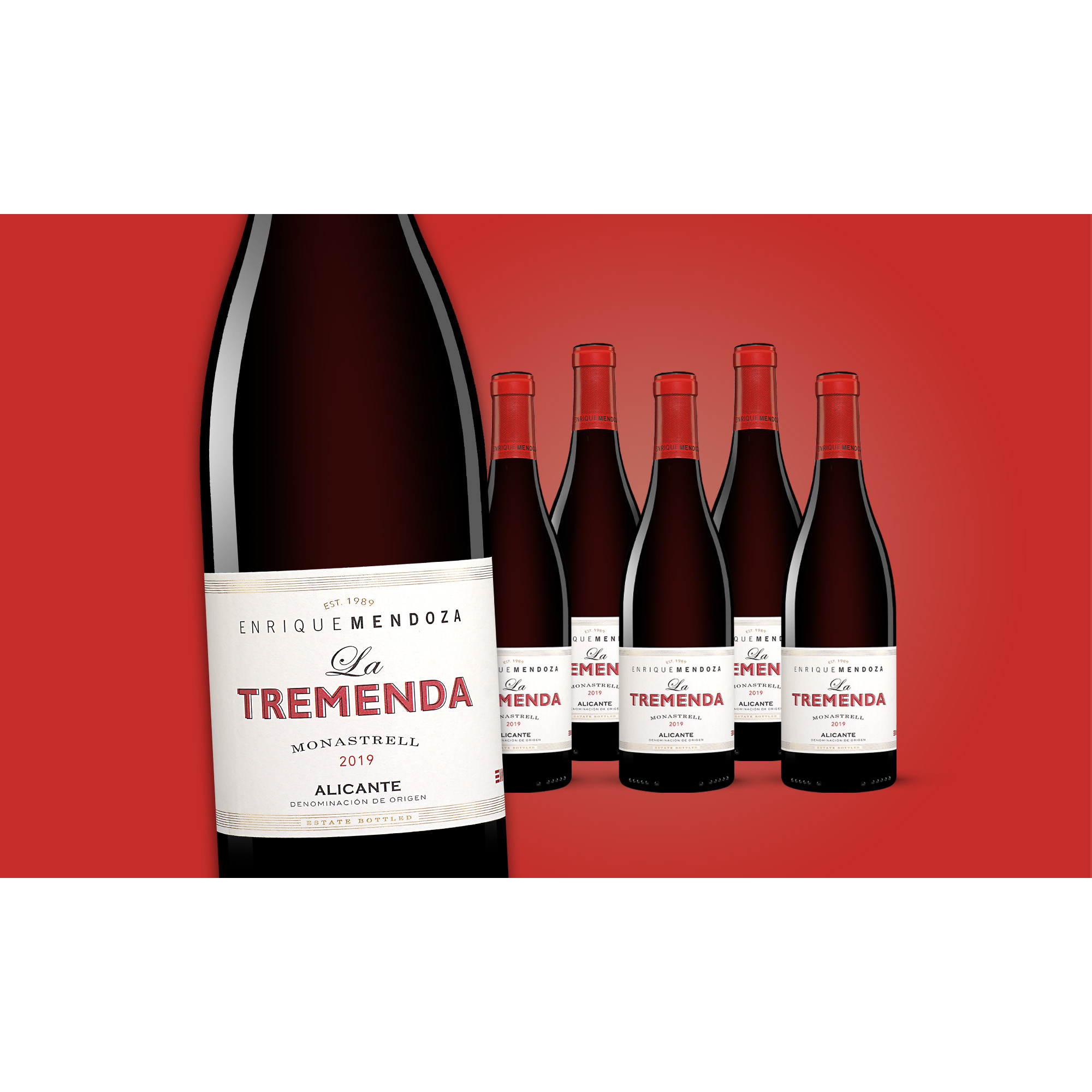 Enrique Mendoza La Tremenda 2019  4.5L 14% Vol. Weinpaket aus Spanien 36422 vinos DE