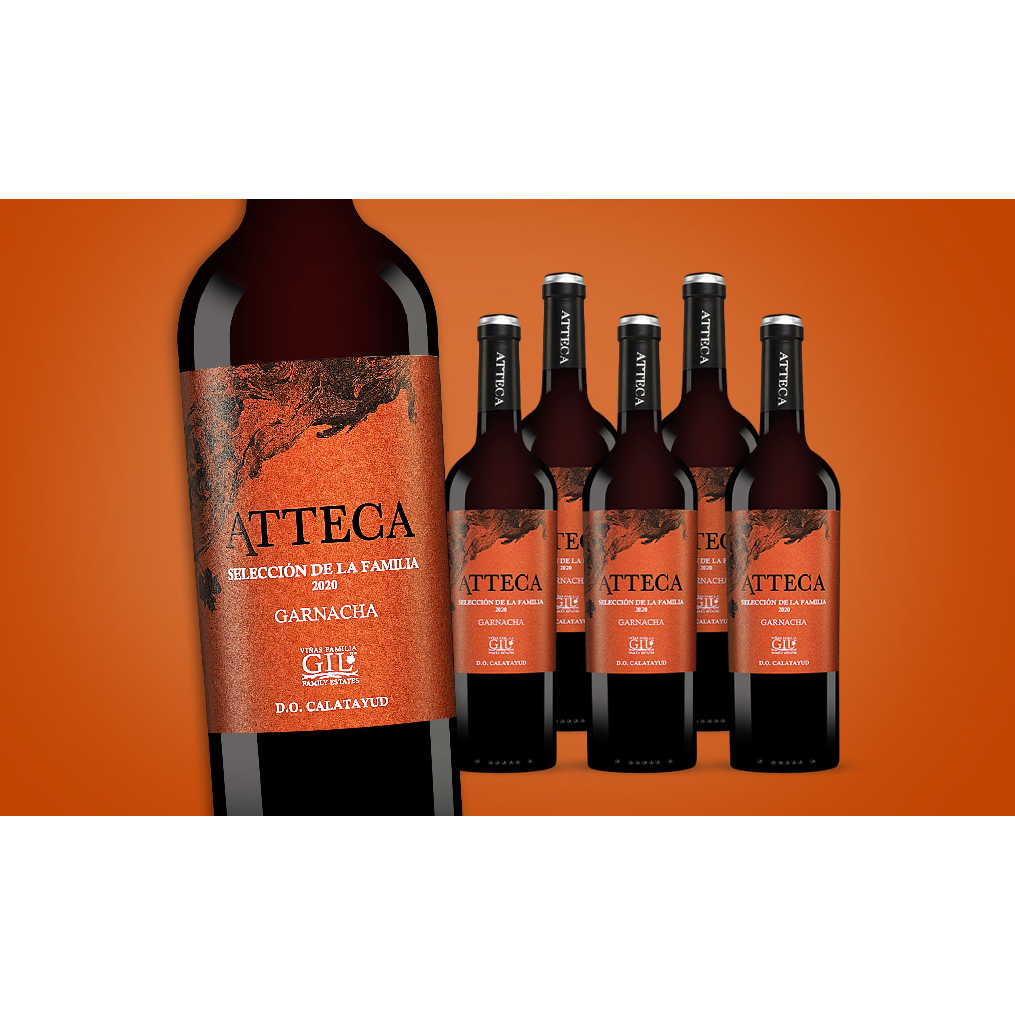 Atteca Garnacha Selección de la Familia 2020  4.5L 14.5% Vol. Weinpaket aus Spanien 36438 vinos DE