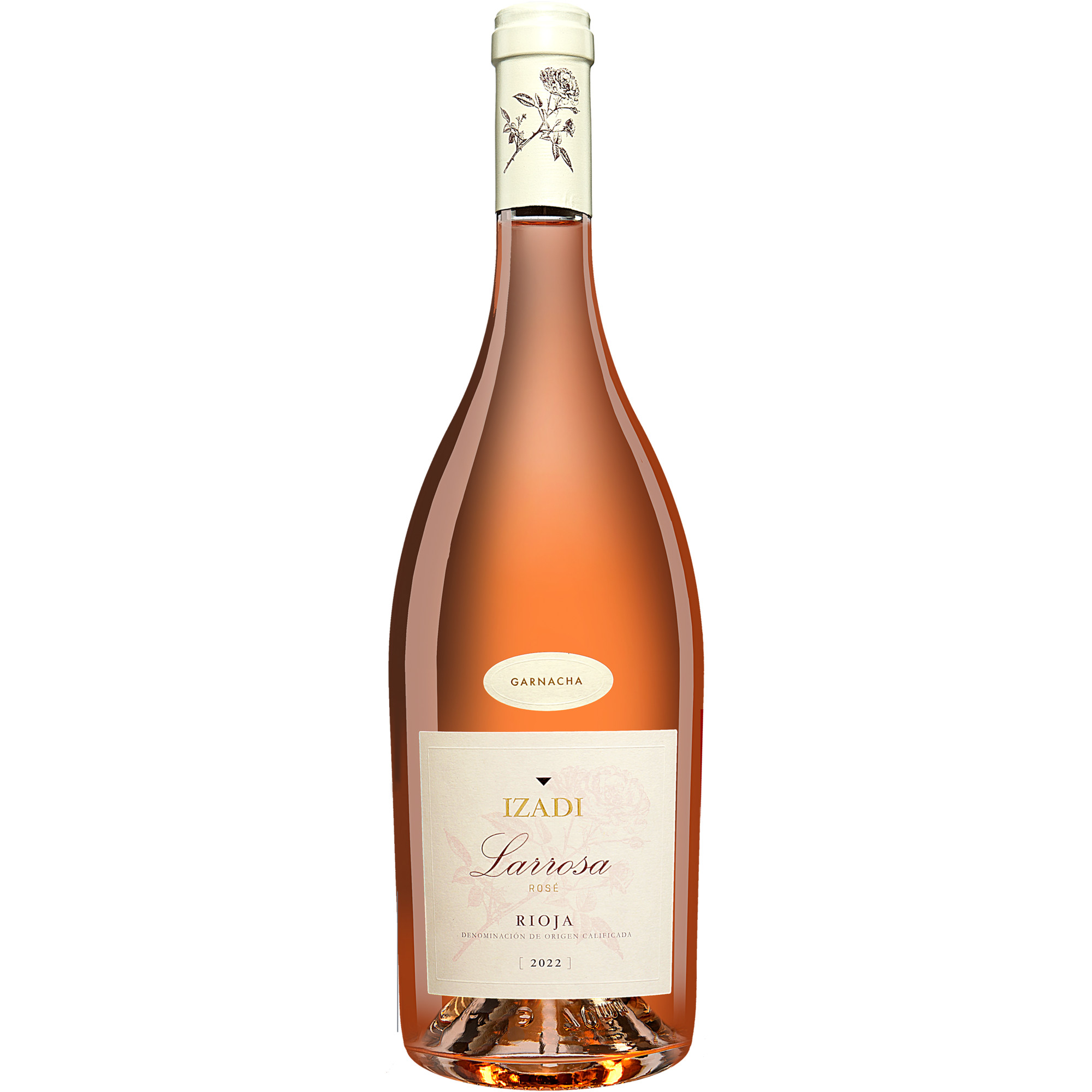 Izadi »Larrosa« Rosado 2022  0.75L 14% Vol. Roséwein Trocken aus Spanien Rosewein 36455 vinos DE