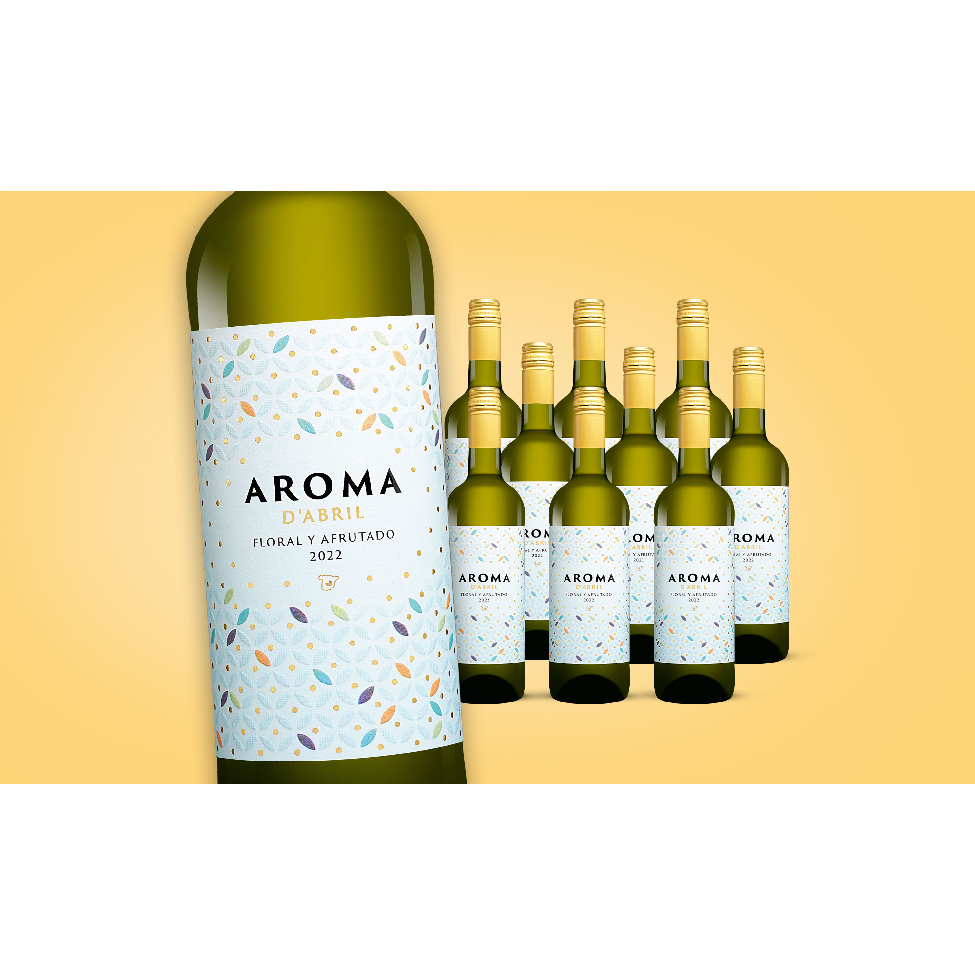 Aroma D%27Abril Blanco 2022  7.5L 12.5% Vol. Weinpaket aus Spanien 36600 vinos DE