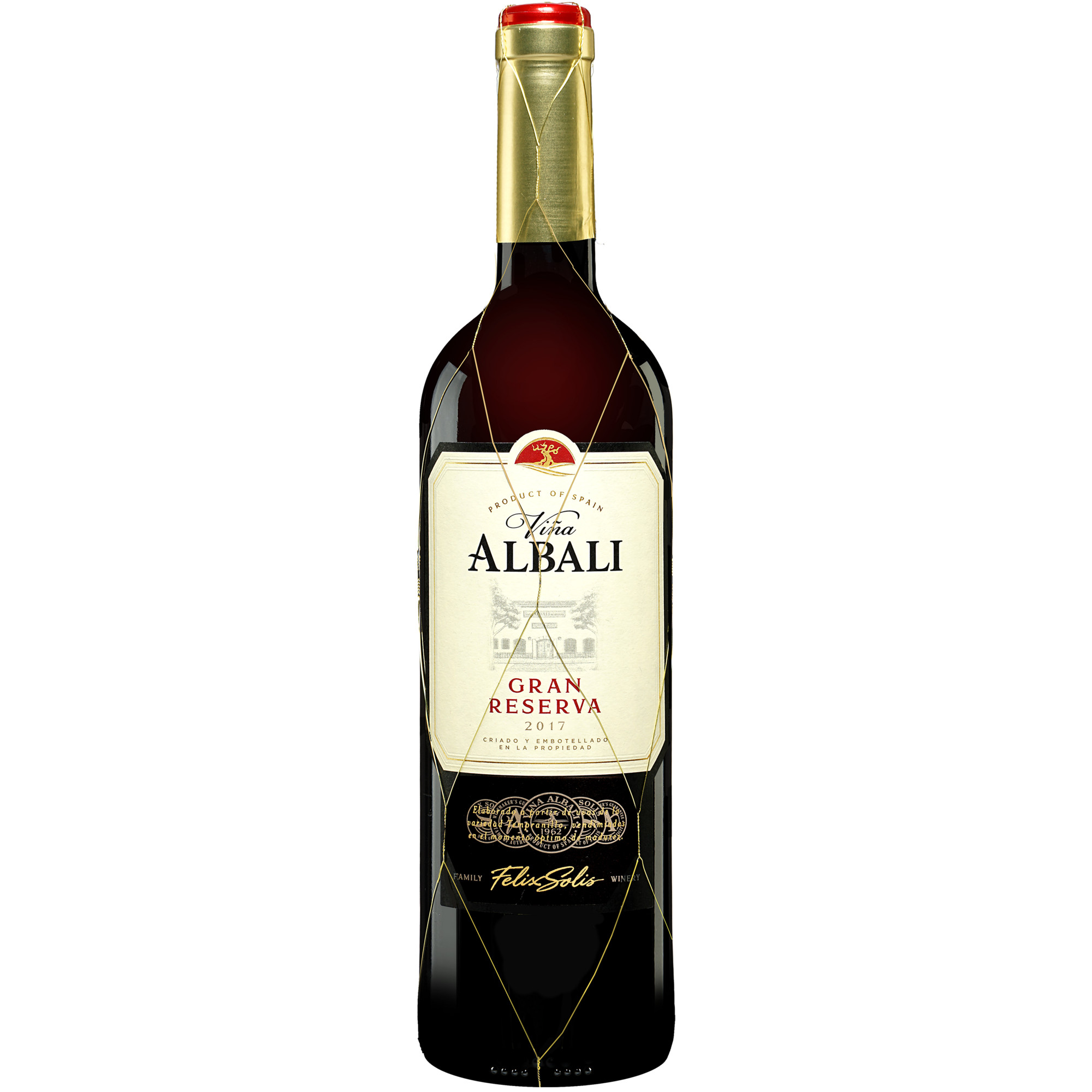 Viña Albali Gran Reserva 2017  013% Vol. Rotwein Trocken aus Spanien