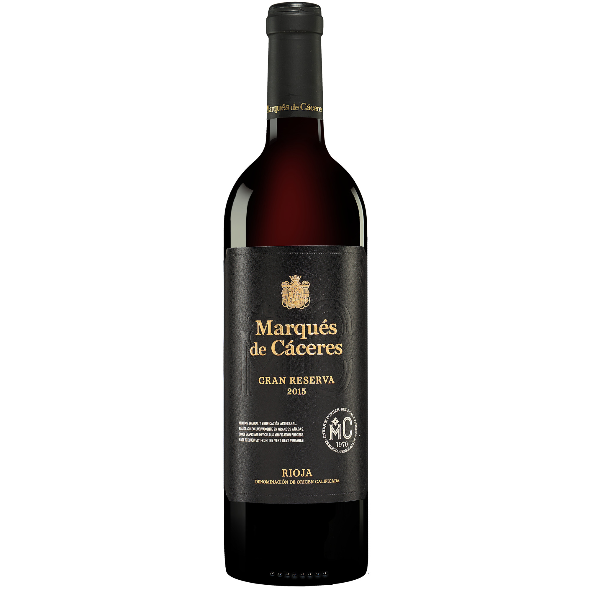 Marqués de Cáceres  Gran Reserva 2015  014.5% Vol. Rotwein Trocken aus Spanien