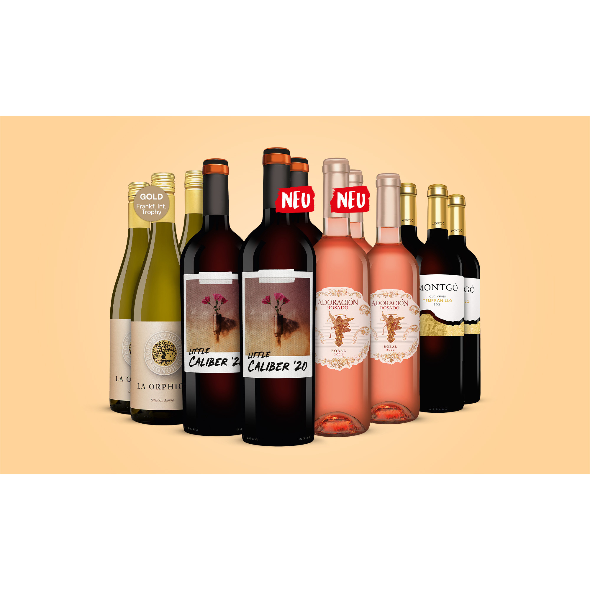August-Genießer-Paket  9L Weinpaket aus Spanien 36713 vinos DE