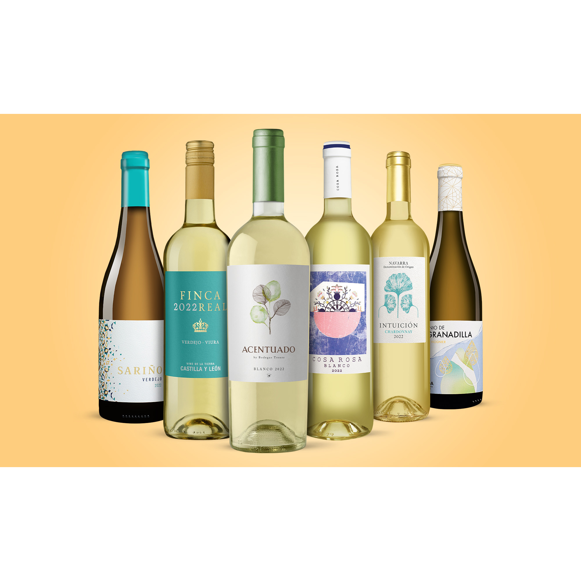 Weißwein-Neuheiten-Paket  4.5L Weinpaket aus Spanien 36752 vinos DE