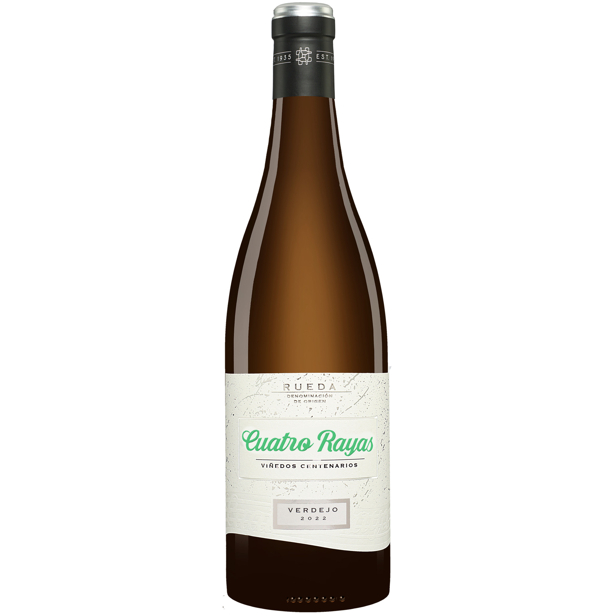 Cuatro Rayas »Viñedos Centenarios« Verdejo 2022  0.75L 13% Vol. Weißwein Trocken aus Spanien Weißwein 36783 vinos DE