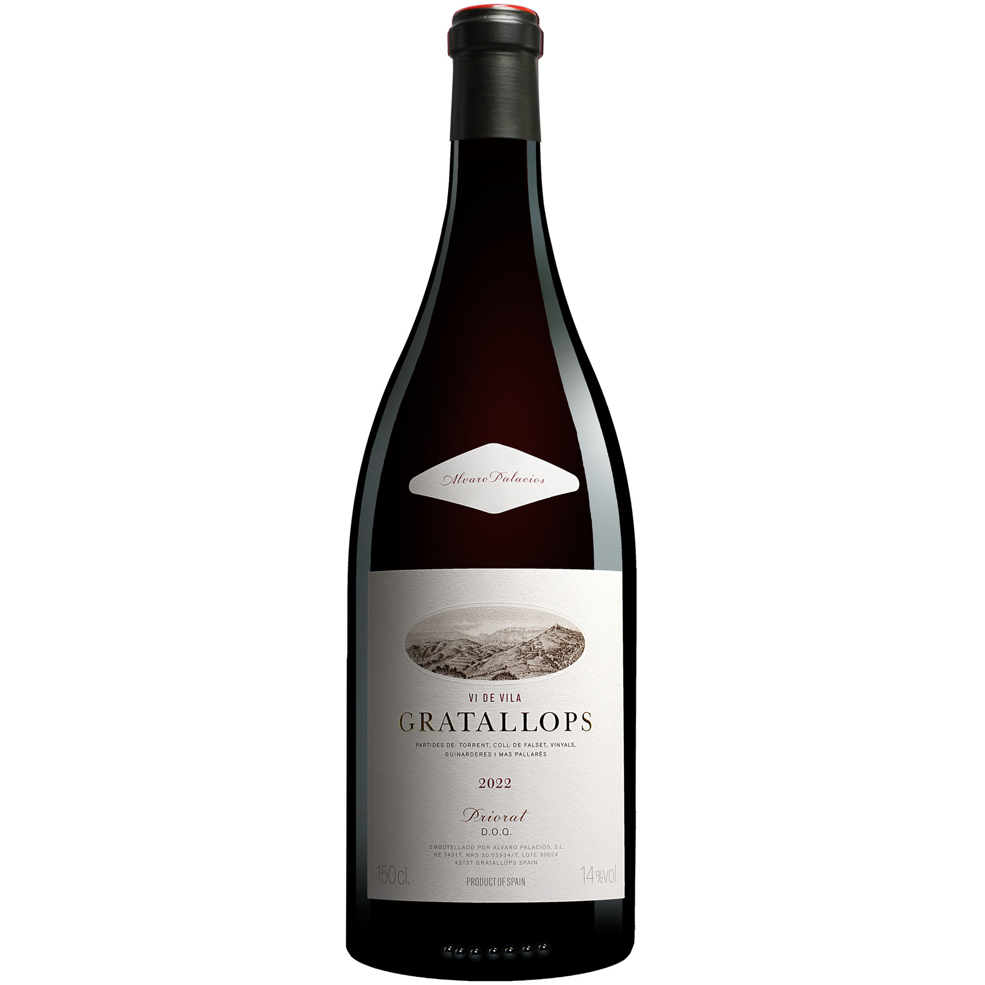 Palacios Priorat »Gratallops Vi de Vila« - 1,5 L. Magnum 2022  1.5L 14% Vol. Rotwein Trocken aus Spanien