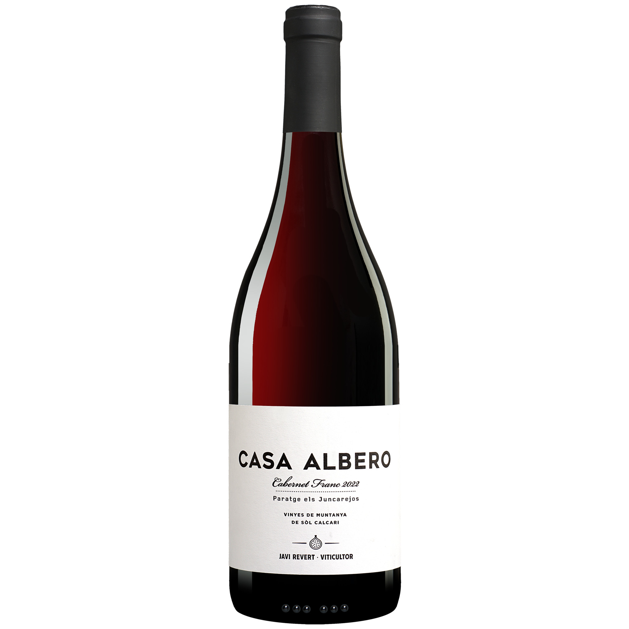 Javier Revert Casa Albero Cabernet Franc 2022  0.75L 14% Vol. Rotwein Trocken aus Spanien Rotwein 36852 vinos DE