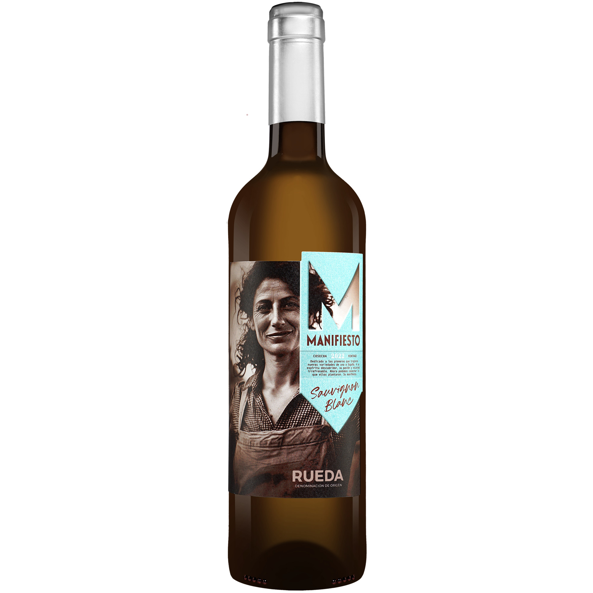 Manifiesto Sauvignon Blanc 2022  0.75L 13% Vol. Weißwein Trocken aus Spanien Weißwein 36853 vinos DE